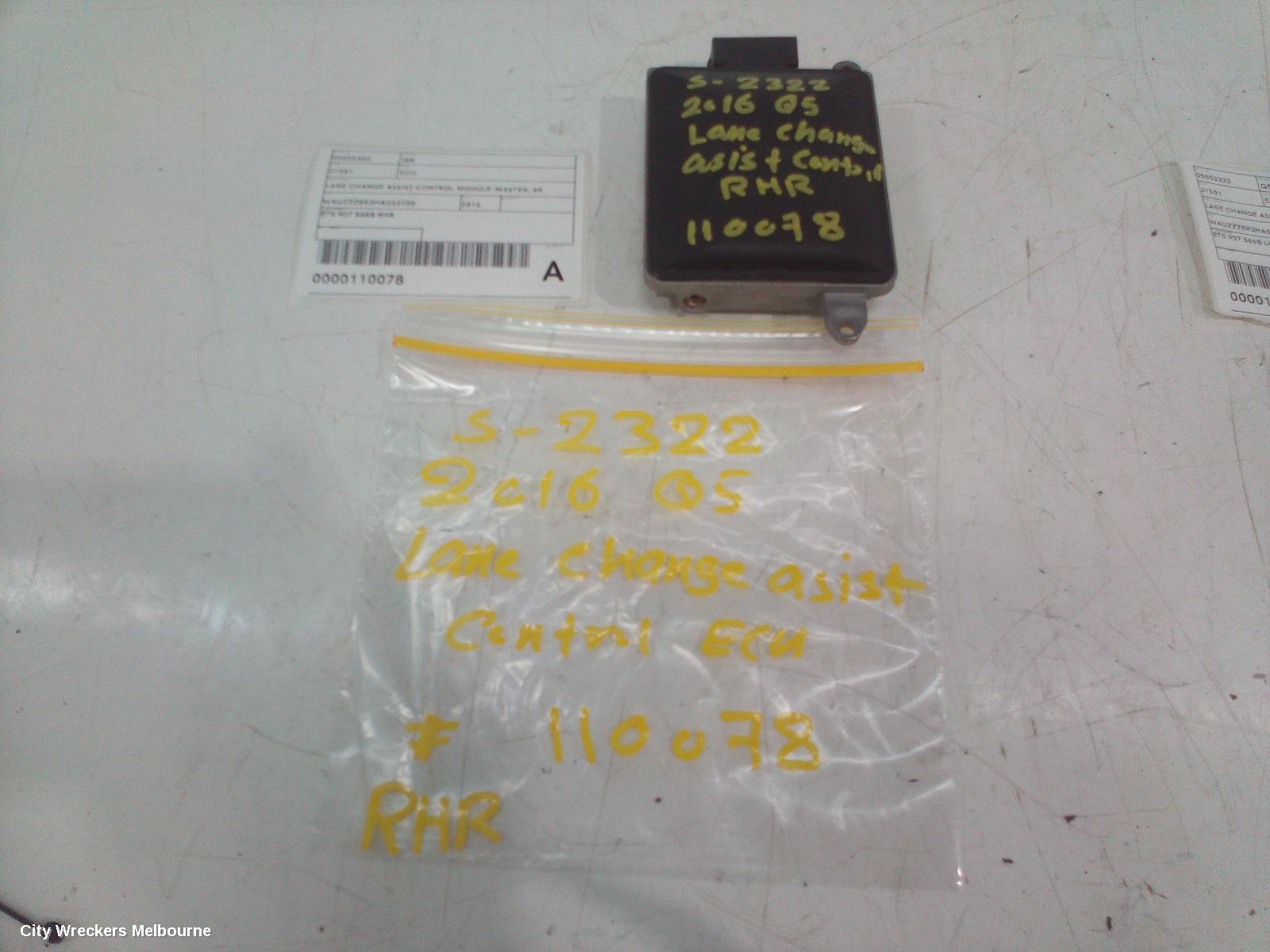 AUDI Q5 ECU, PARK ASSIST MODULE, 8R, 12/2008 - 01/2017 - Image 1