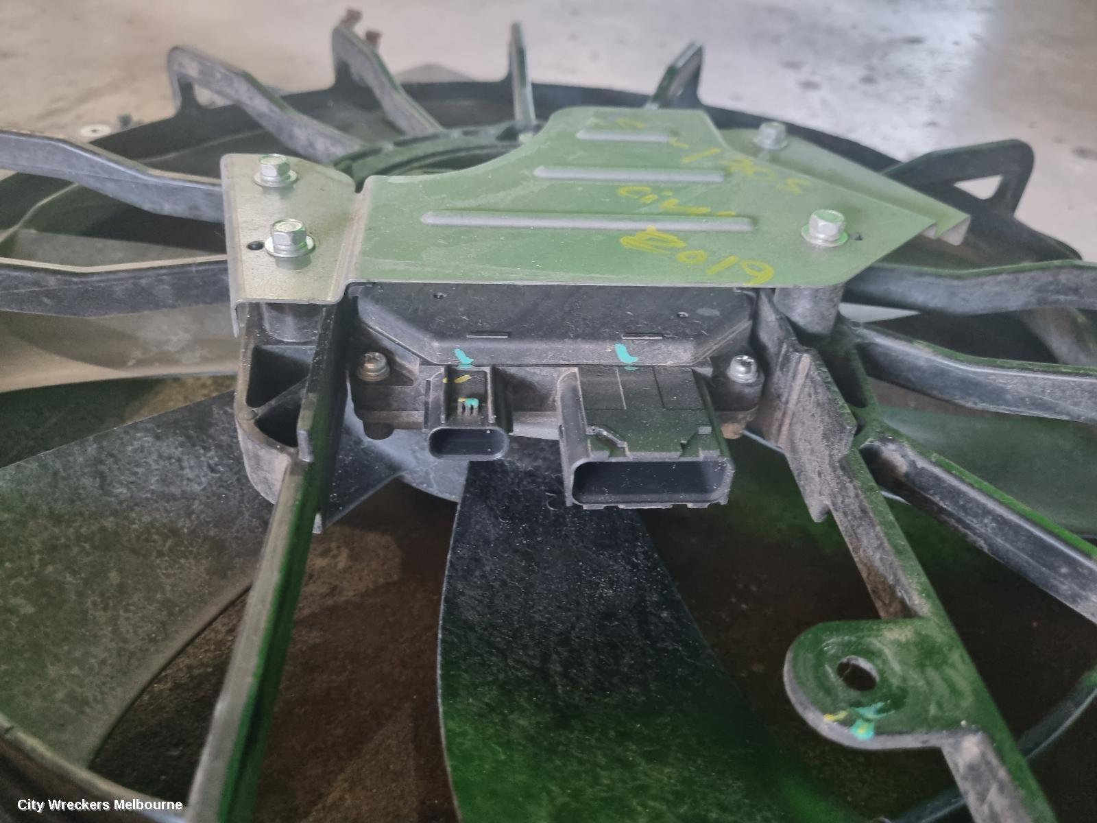 HONDA CIVIC FAN, RADIATOR FAN, 1.8, PETROL, 10TH GEN, 05/2016 ONWARDS - Image 3