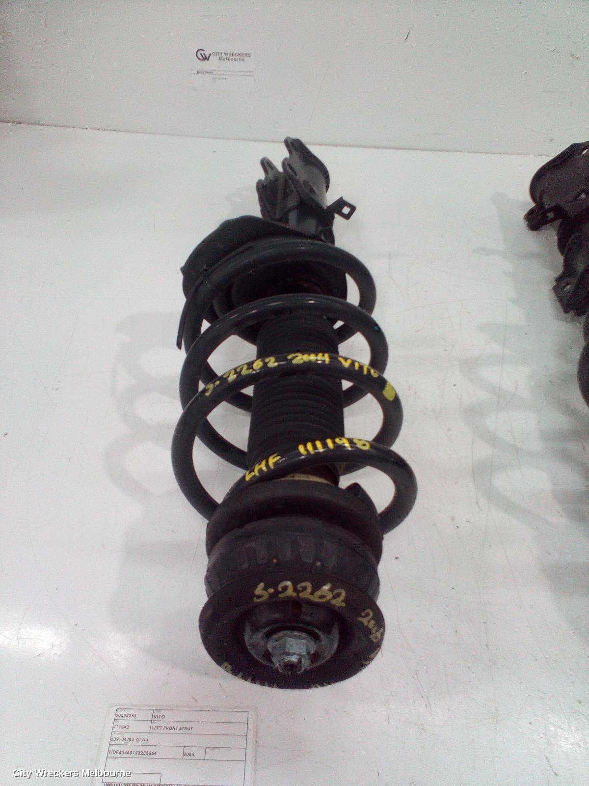 MERCEDES VITO LEFT FRONT STRUT, 639, 04/2004 - 01/2011 - Image 2