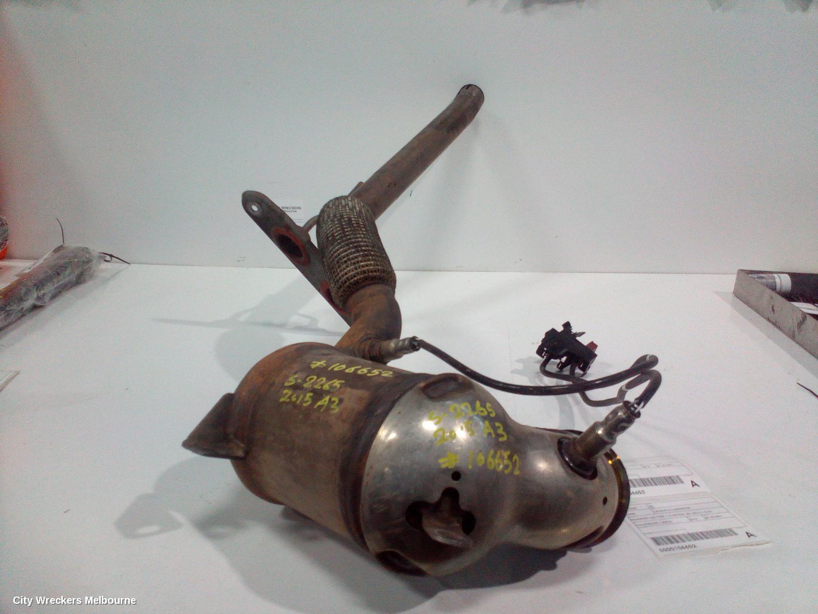 AUDI A3 CATALYTIC CONVERTER, DOWNPIPE-CAT TYPE, 1.4, PETROL, 8V, 05/2013 - 10/2020 - Image 1