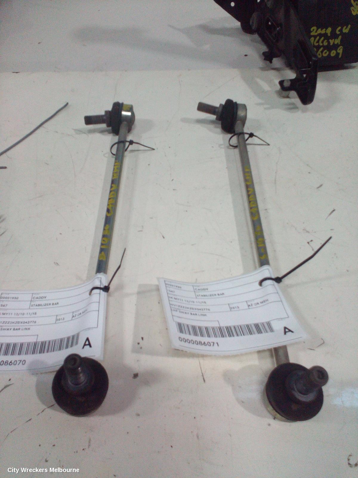 VOLKSWAGEN CADDY STABILISER BAR, 2K MY11 12/2010 - 11/2015 - Image 2