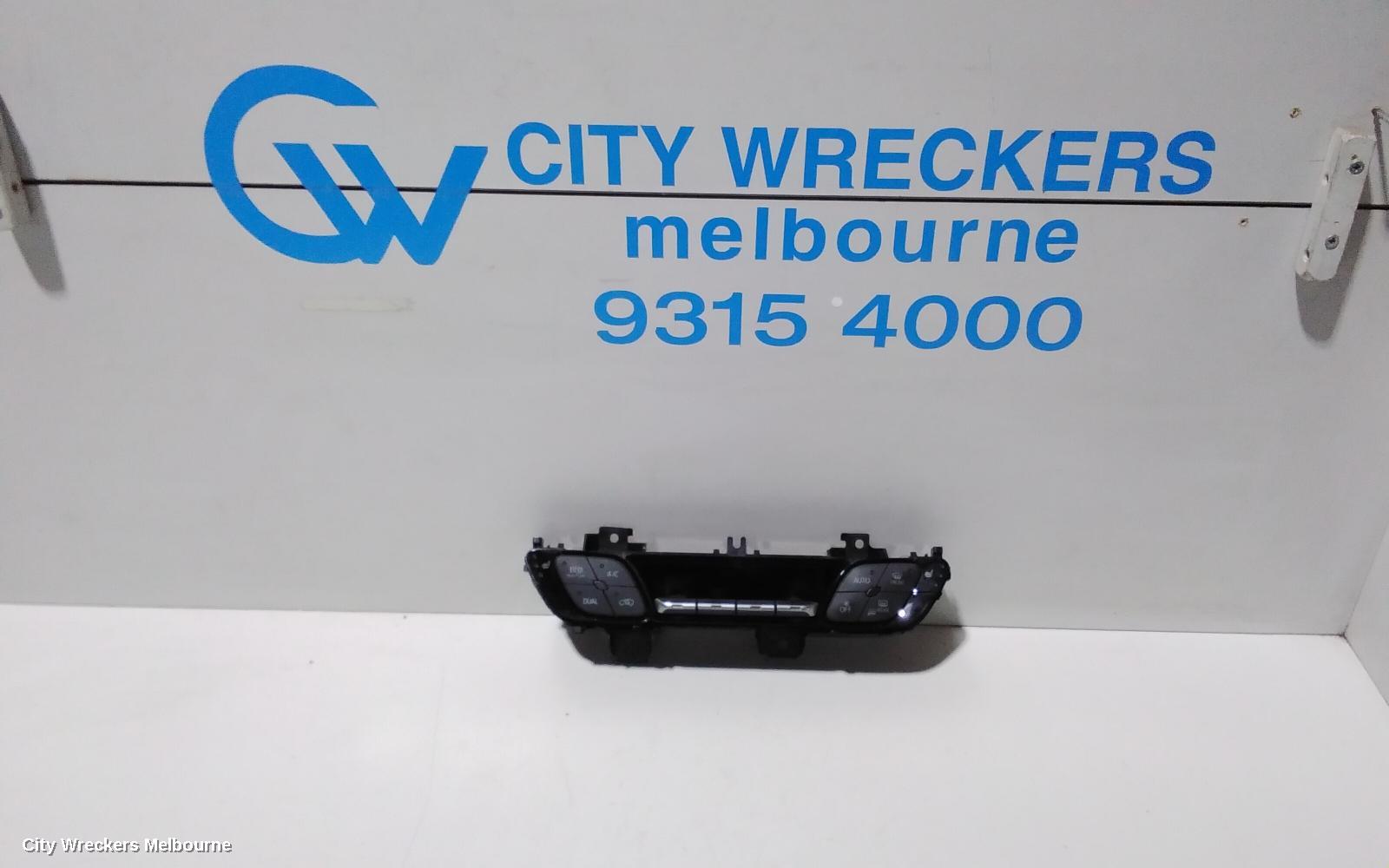 TOYOTA C-HR HEATER/AC CONTROLS, DUAL ZONE CLIMATE CONTROL TYPE, NGX10R/NGX50R/ZYX10R, 12/2016 ONWARDS - Image 1