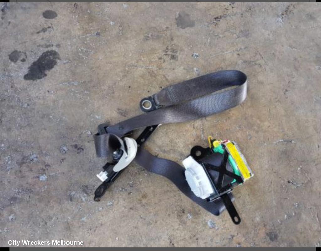TOYOTA COROLLA SEATBELT/STALK, LH FRONT, SEAT BELT ONLY, GREY, ZRE152/20153R, 03/2007 - 11/2009 - Image 1