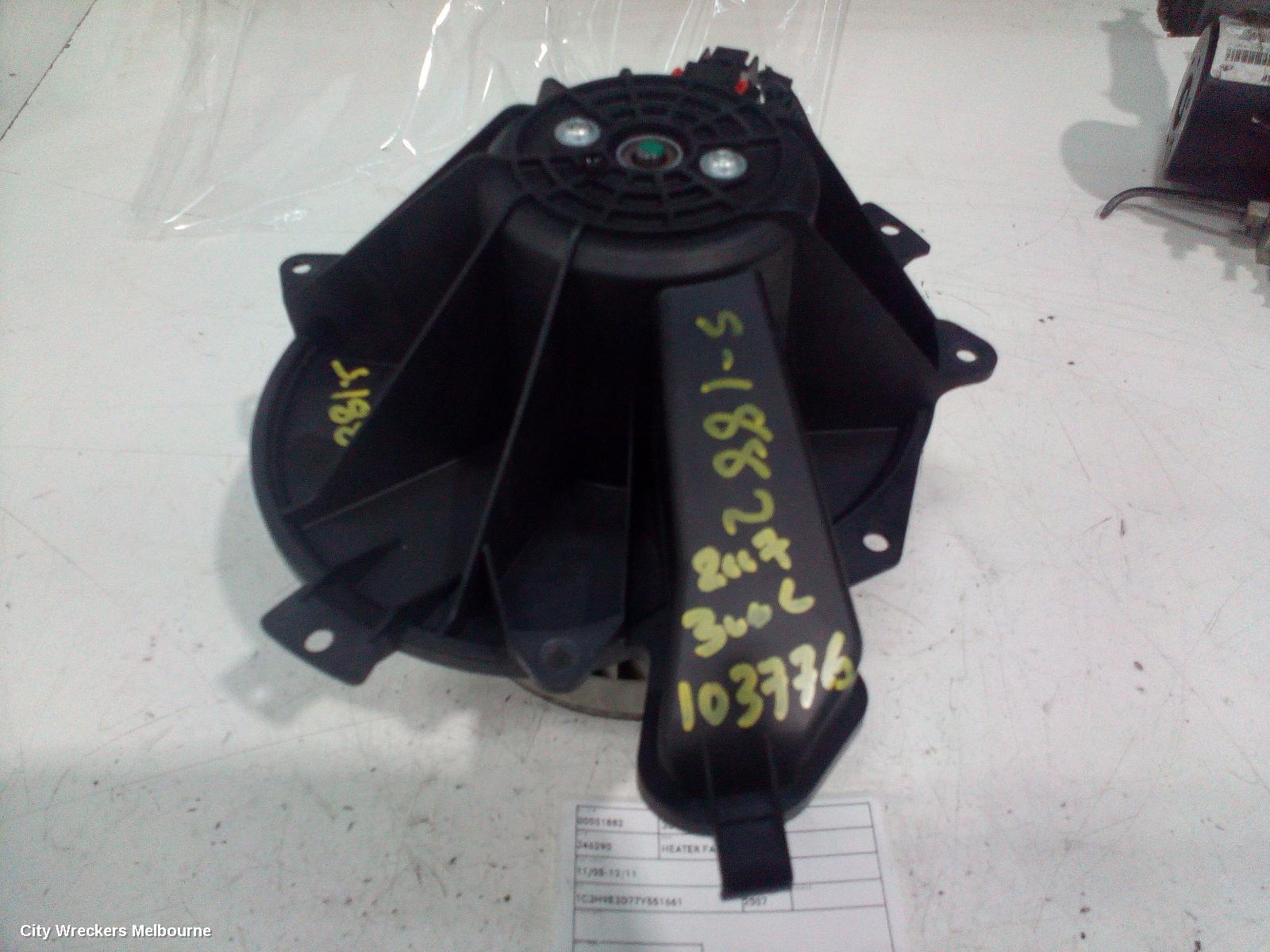 CHRYSLER 300C HEATER FAN MOTOR, 11/2005 - 12/2011 - Image 1