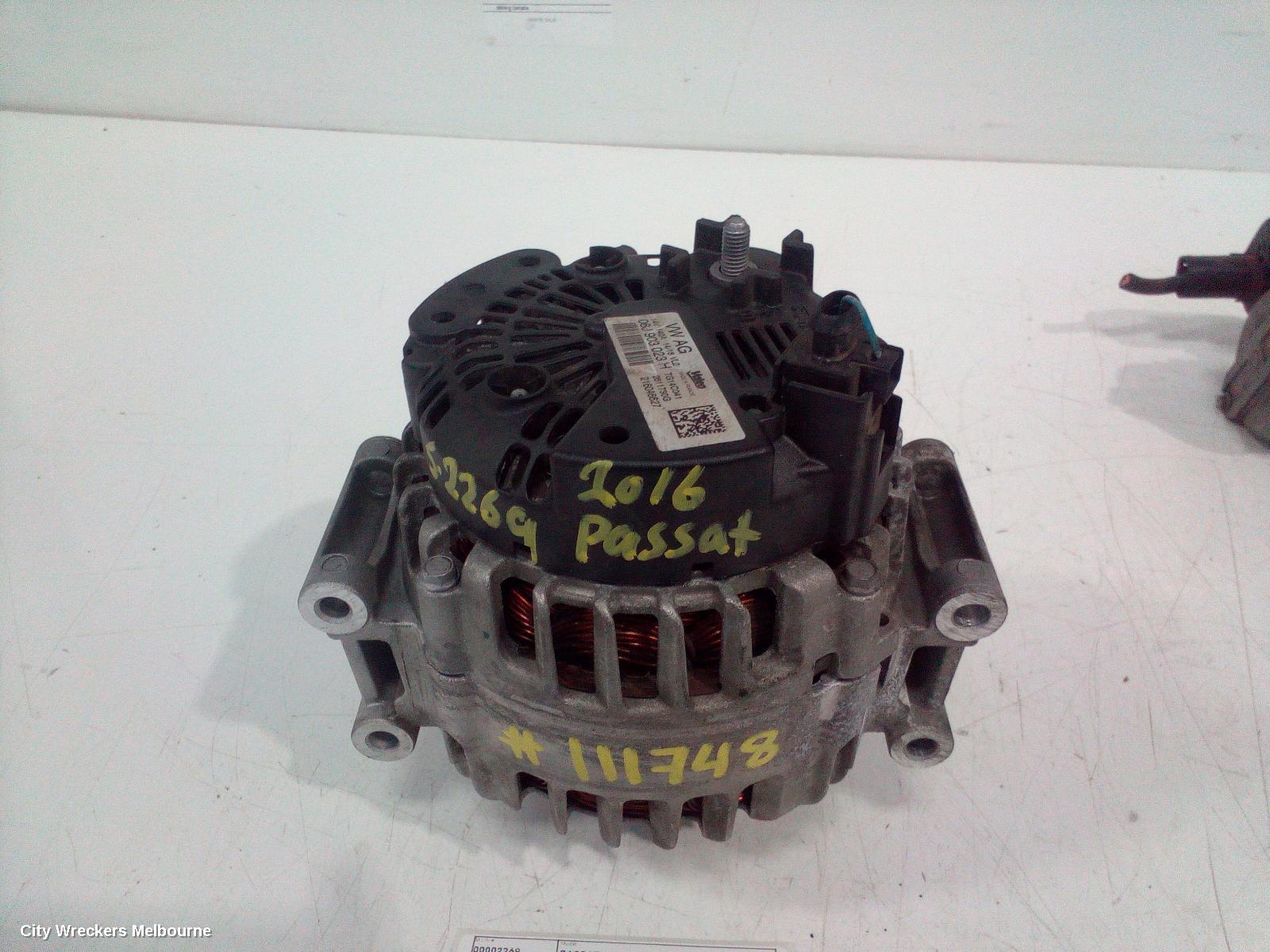 VOLKSWAGEN PASSAT ALTERNATOR, PETROL, 1.8, VALEO P/N 06J903023Q, 140AMP, 3C/MK6 B7, 12/2012 ONWARDS - Image 2