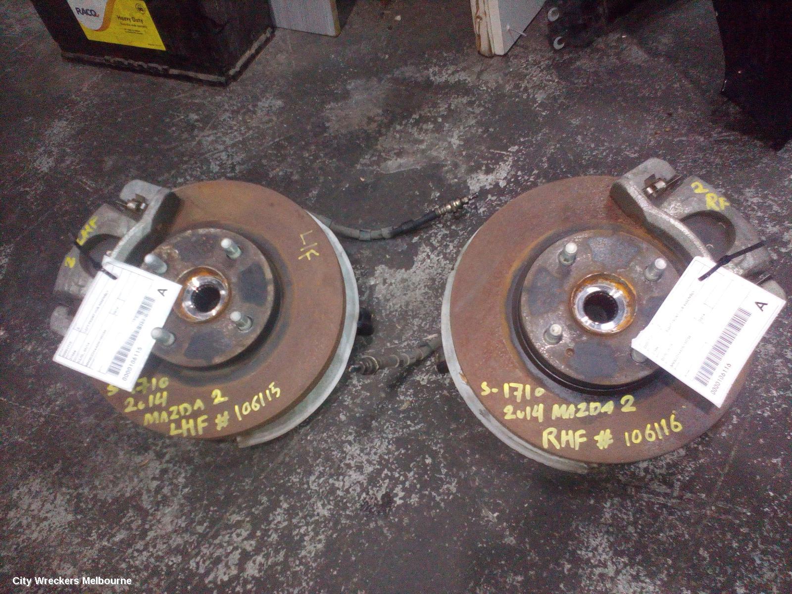 MAZDA 2 LEFT FRONT HUB ASSEMBLY, DJ/DL, 09/2014 ONWARDS - Image 3