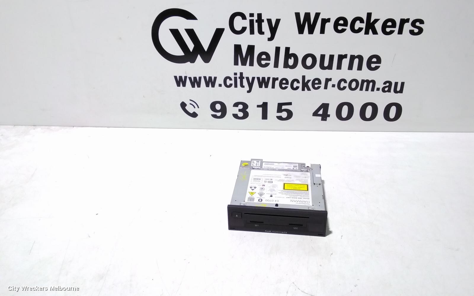 AUDI A3 RADIO/CD/DVD/SAT/TV, MULTIMEDIA 2X SD (IN GLOVEBOX), P/N 8V0035022A, 8V, 11/2015 - 10/2020 - Image 1