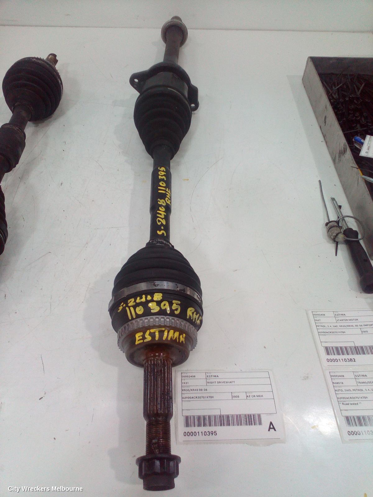 TOYOTA ESTIMA RIGHT DRIVESHAFT, XR30/XR40 00-06 - Image 1