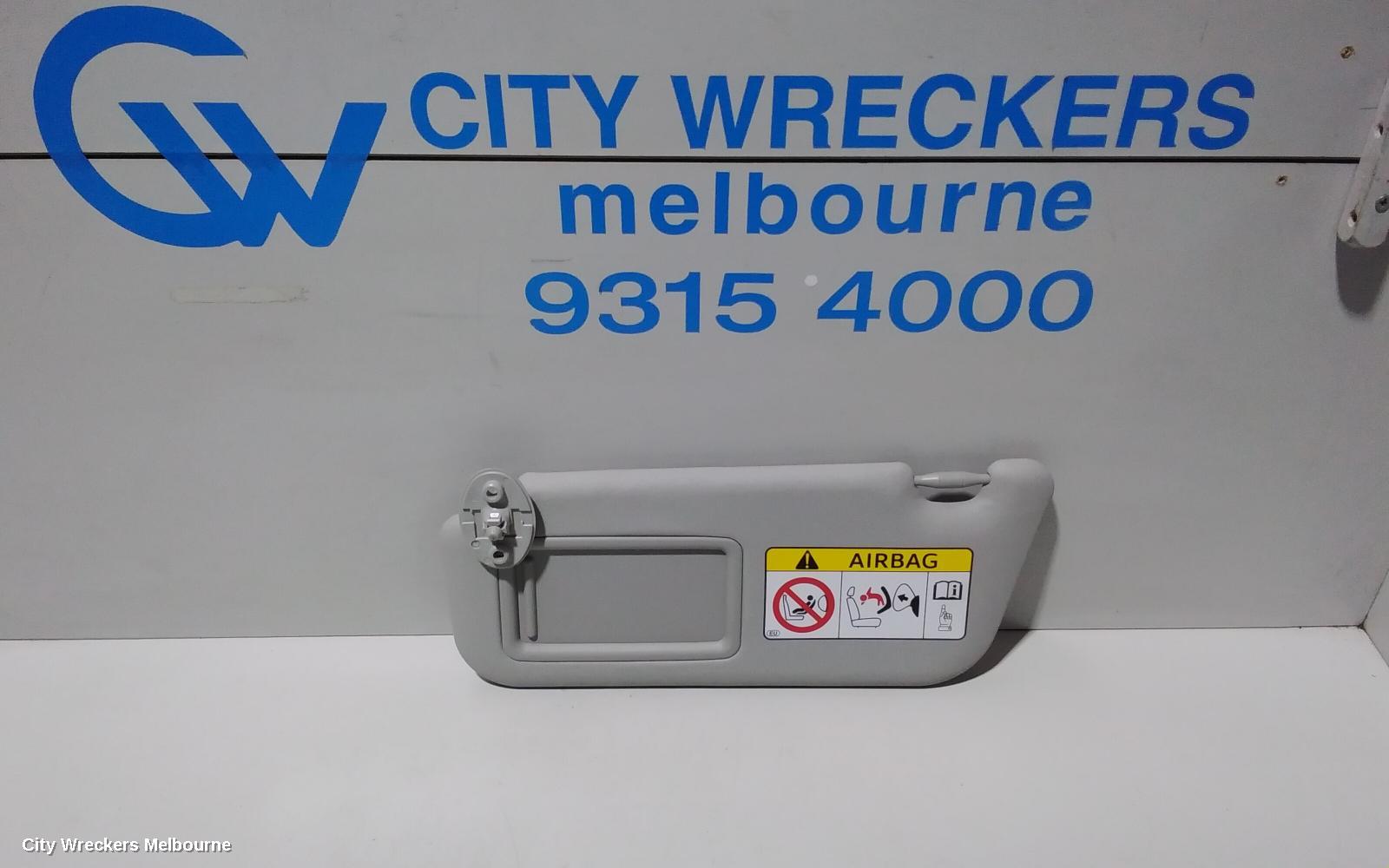 TOYOTA YARIS SUNVISOR, NCP13#, LH SIDE, 08/2011 - 12/2019 - Image 1