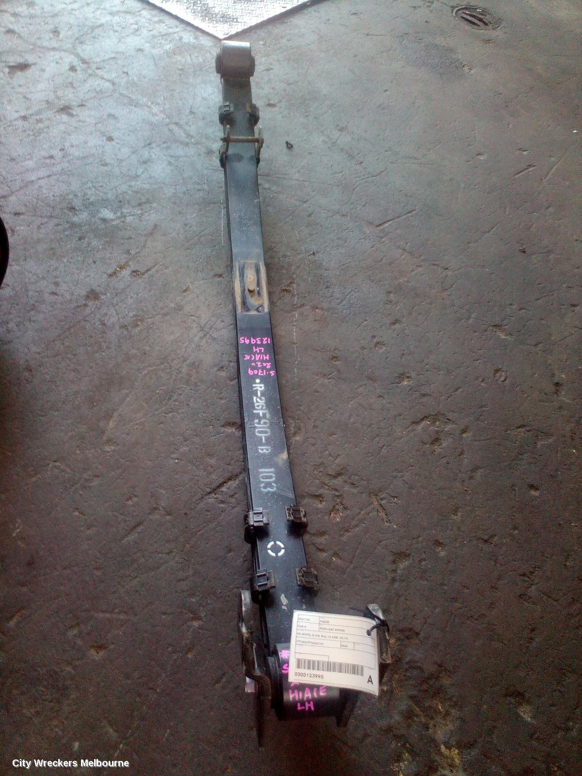 TOYOTA HIACE REAR LEAF SPRING, 300 SERIES, SLWB, BUS, LH SIDE, 02/2019 ONWARDS - Image 2