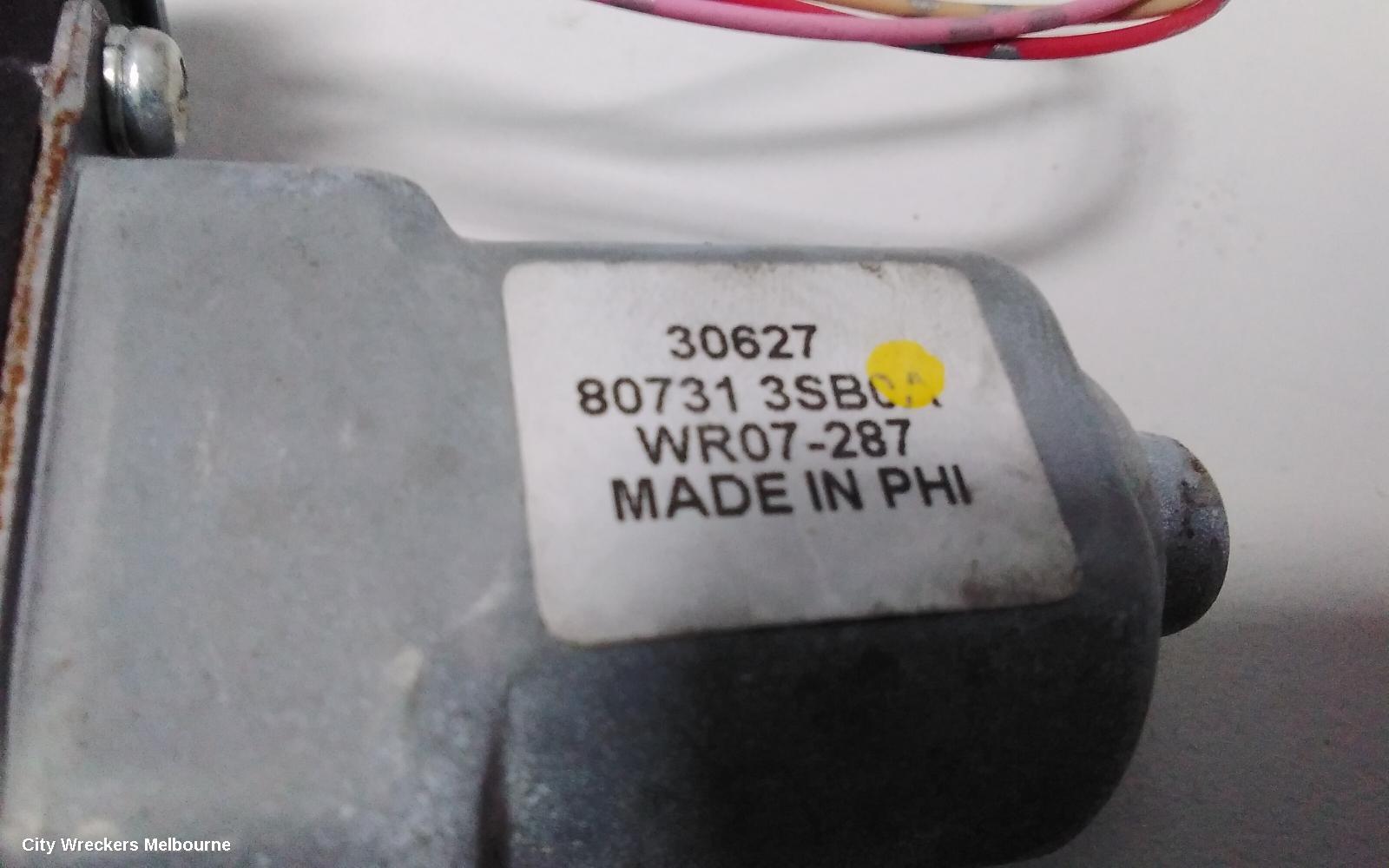 NISSAN PULSAR RIGHT FRONT WINDOW REG/MOTOR, B17, SEDAN, 12/2012 - 12/2017 - Image 3