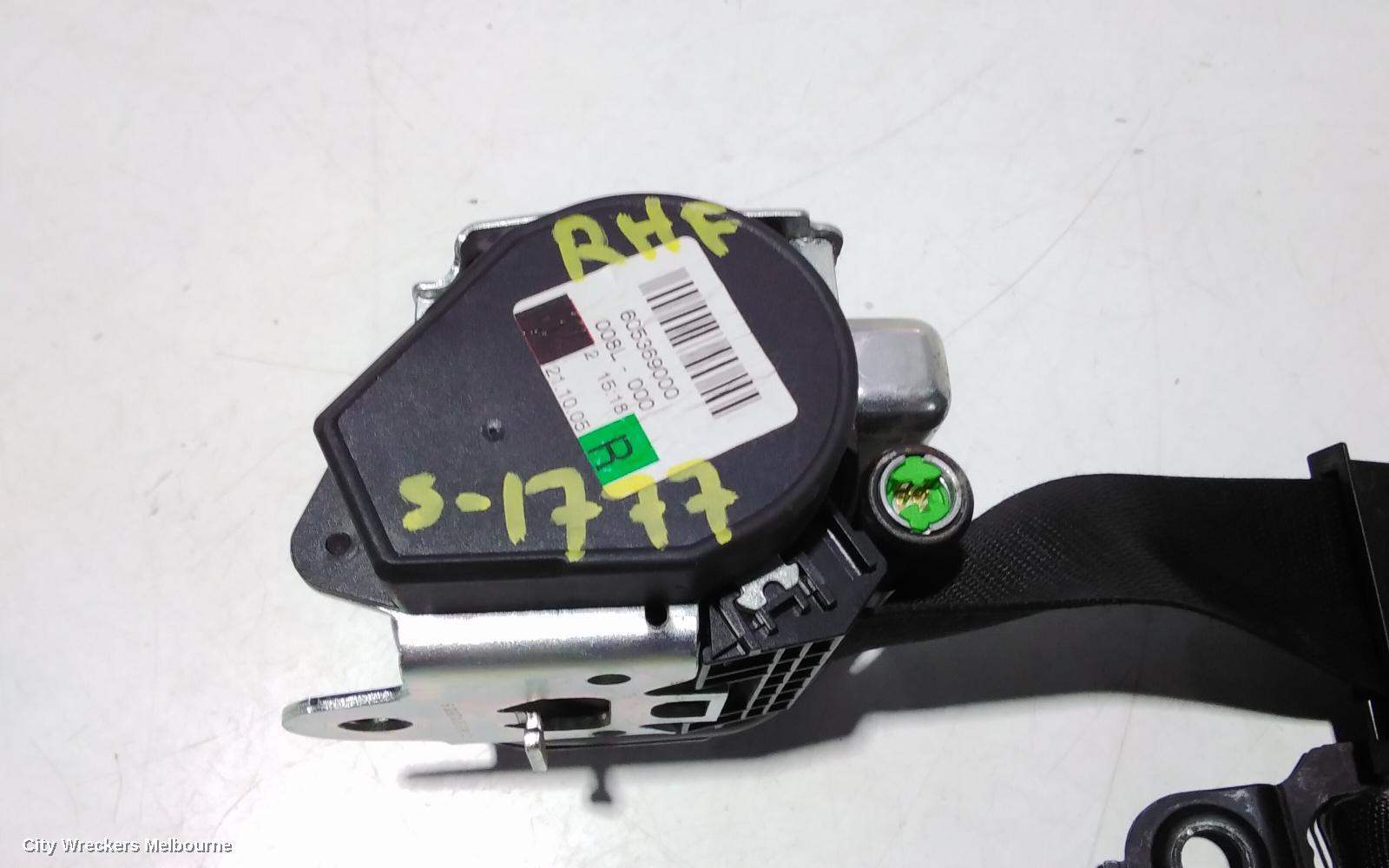 MERCEDES E CLASS SEATBELT/STALK, RH FRONT, SEAT BELT ONLY, W211/S211, 08/2002 - 12/2009 - Image 2