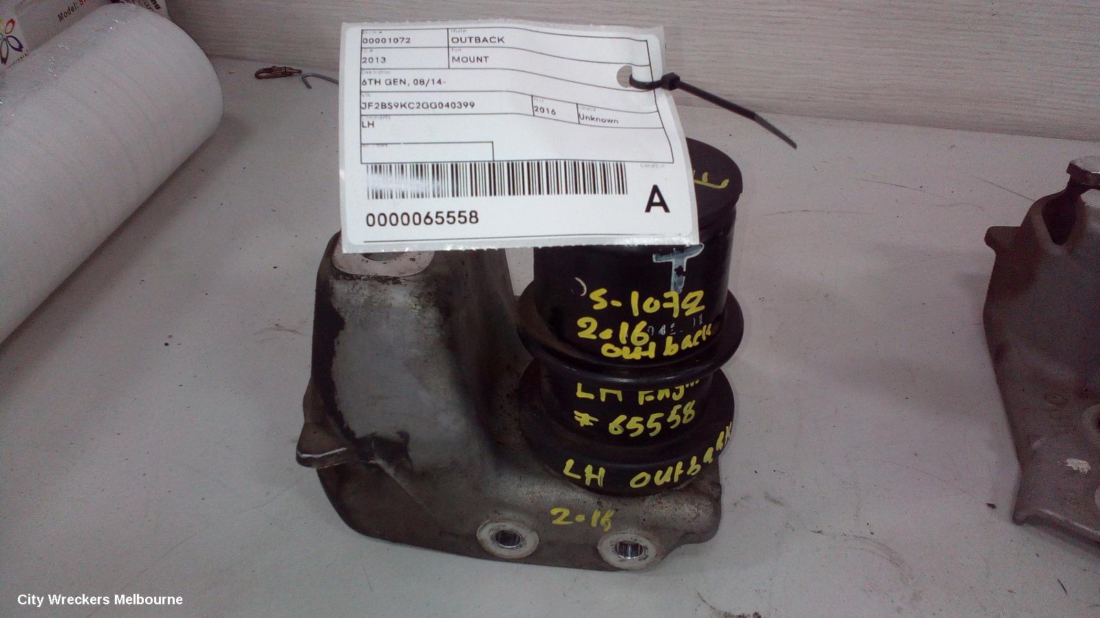 SUBARU OUTBACK MOUNT, 6TH GEN, 08/2014 - 12/2020 - Image 1