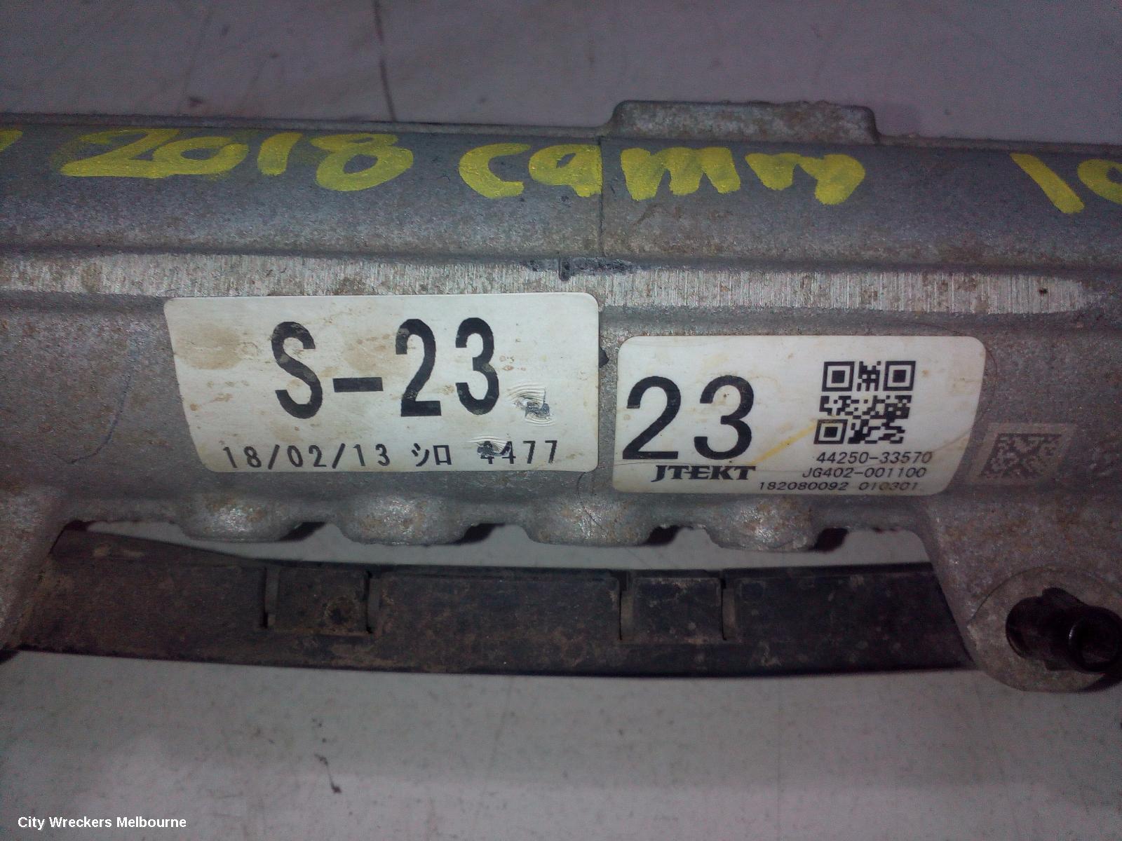 TOYOTA CAMRY STEERING BOX/RACK, XV70, ELECTRIC, PETROL, 2.5, 2AR-FE, 09/2017 - 01/2021 - Image 2