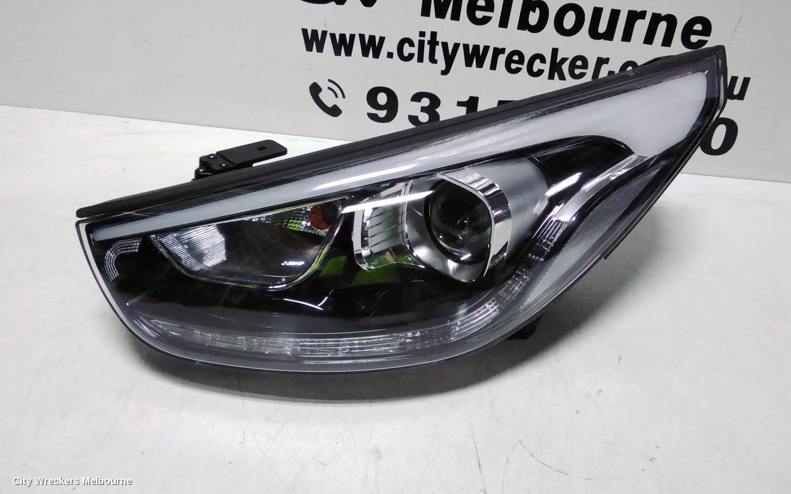HYUNDAI IX35 LEFT HEADLAMP, LM SERIES, KOREAN BUILT (VIN KMHJ), LED AT BOTTOM TYPE, 09/2013 - 01/2016 - Image 3