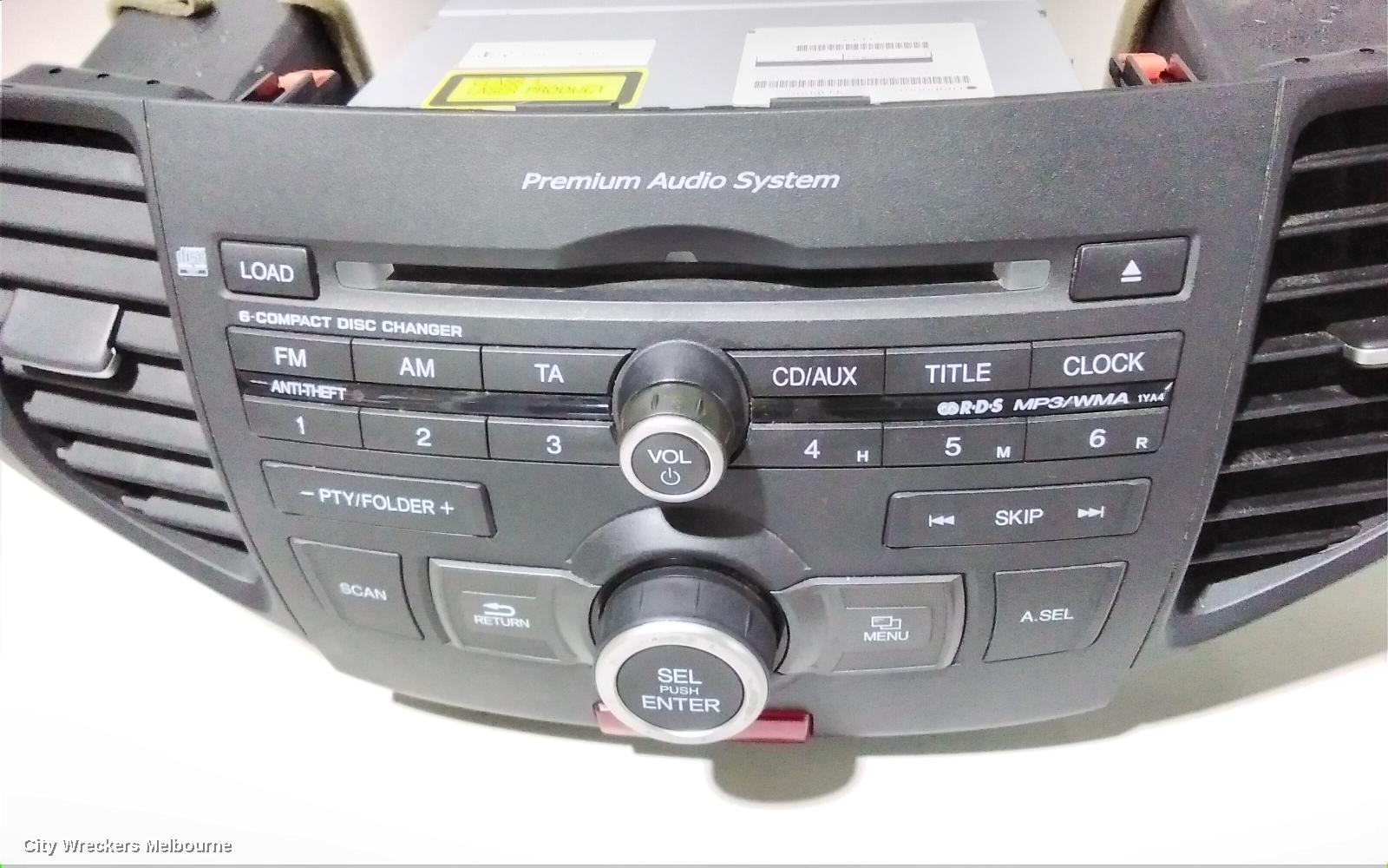 HONDA ACCORD RADIO/CD/DVD/SAT/TV, DISPLAY UNIT ONLY, NON SAT NAV TYPE, 8TH GEN, EURO (VIN JHMCU), 06/2008 - 12/2015 - Image 3