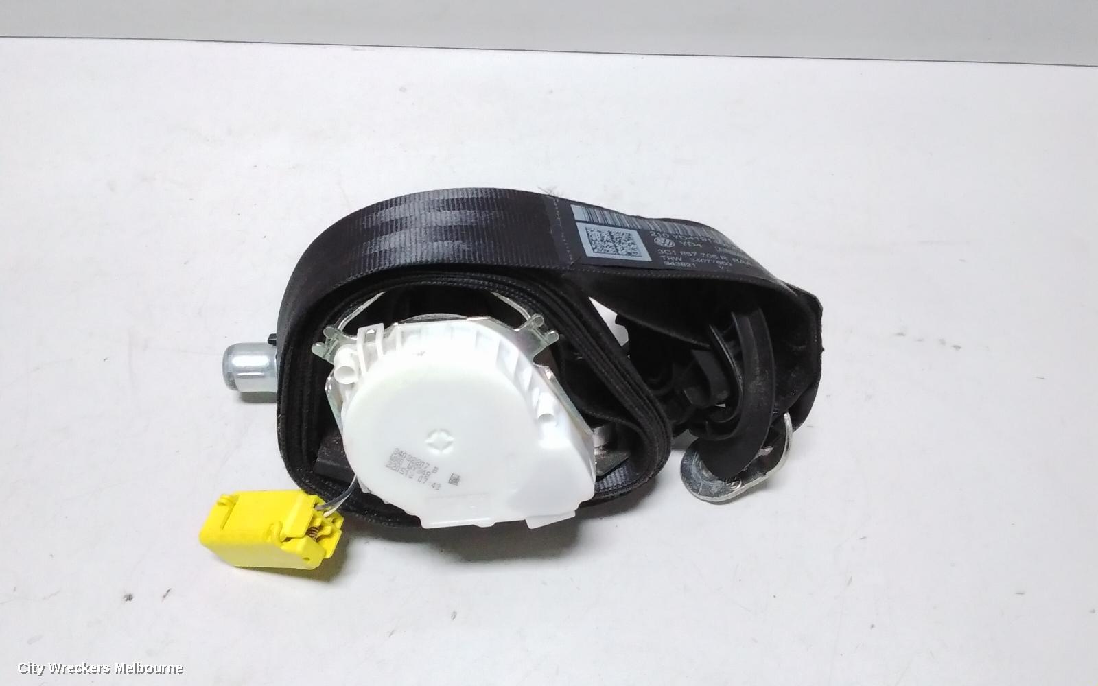 VOLKSWAGEN PASSAT SEATBELT/STALK, LH FRONT, SEAT BELT ONLY, 3C/MK6 B7, 09/2010 - 05/2015 - Image 3