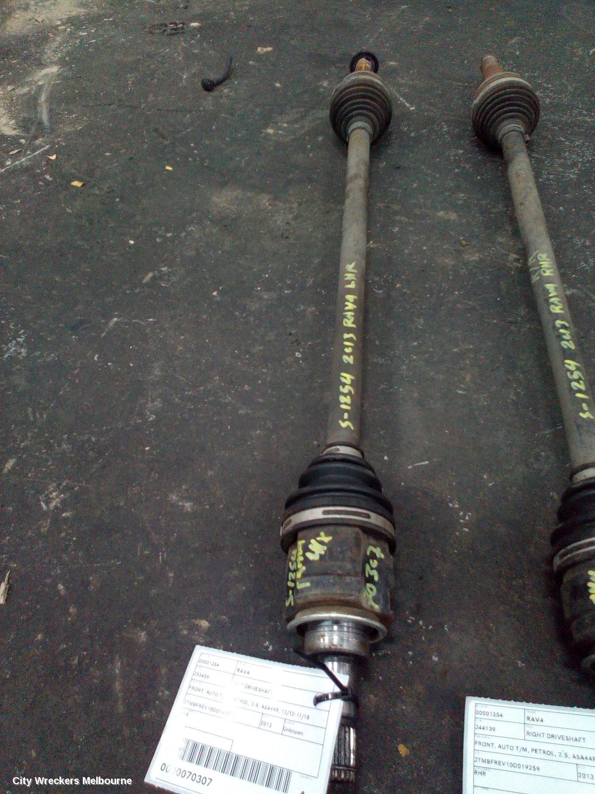 TOYOTA RAV4 LEFT DRIVESHAFT, FRONT, AUTO T/M, PETROL, 2.5, ASA44R, 12/2012 - 11/2018 - Image 1
