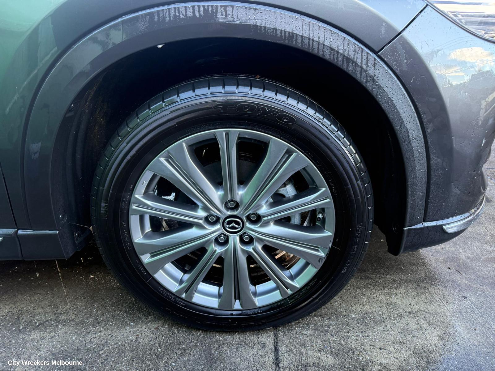MAZDA CX8 WHEEL MAG, FACTORY, 19X7IN, 10 TWIN-SPOKE, SILVER, KG, 05/2018 - 12/2023 - Image 1