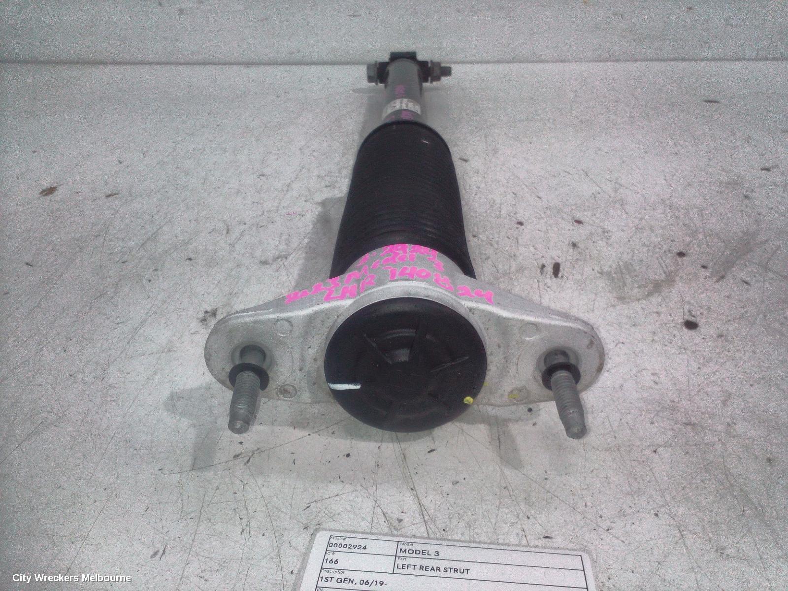 TESLA MODEL 3 LEFT REAR STRUT, 1ST GEN, 06/2019 ONWARDS - Image 1