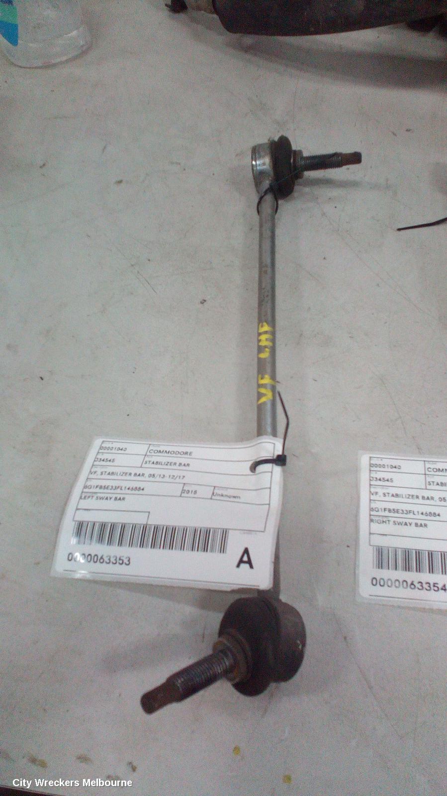HOLDEN COMMODORE STABILISER BAR, VF, STABILIZER BAR, 05/2013 - 12/2017 - Image 1