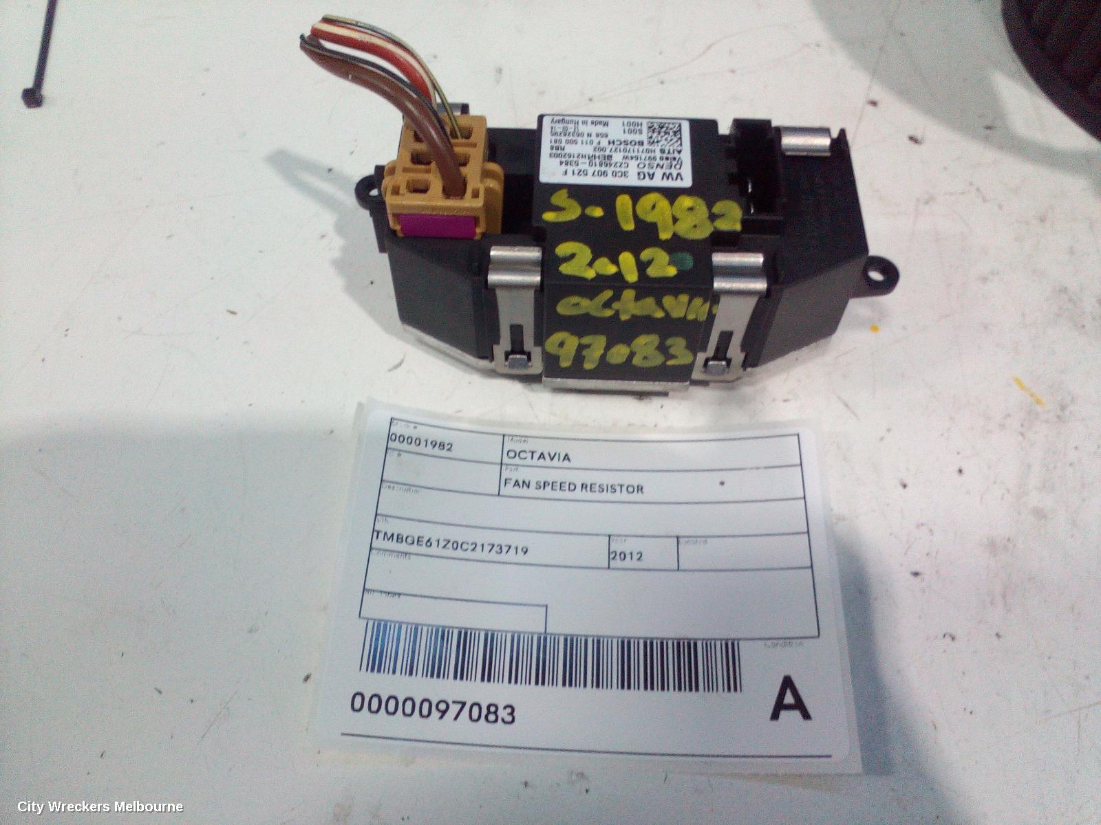 SKODA OCTAVIA FAN SPEED RESISTOR - Image 3