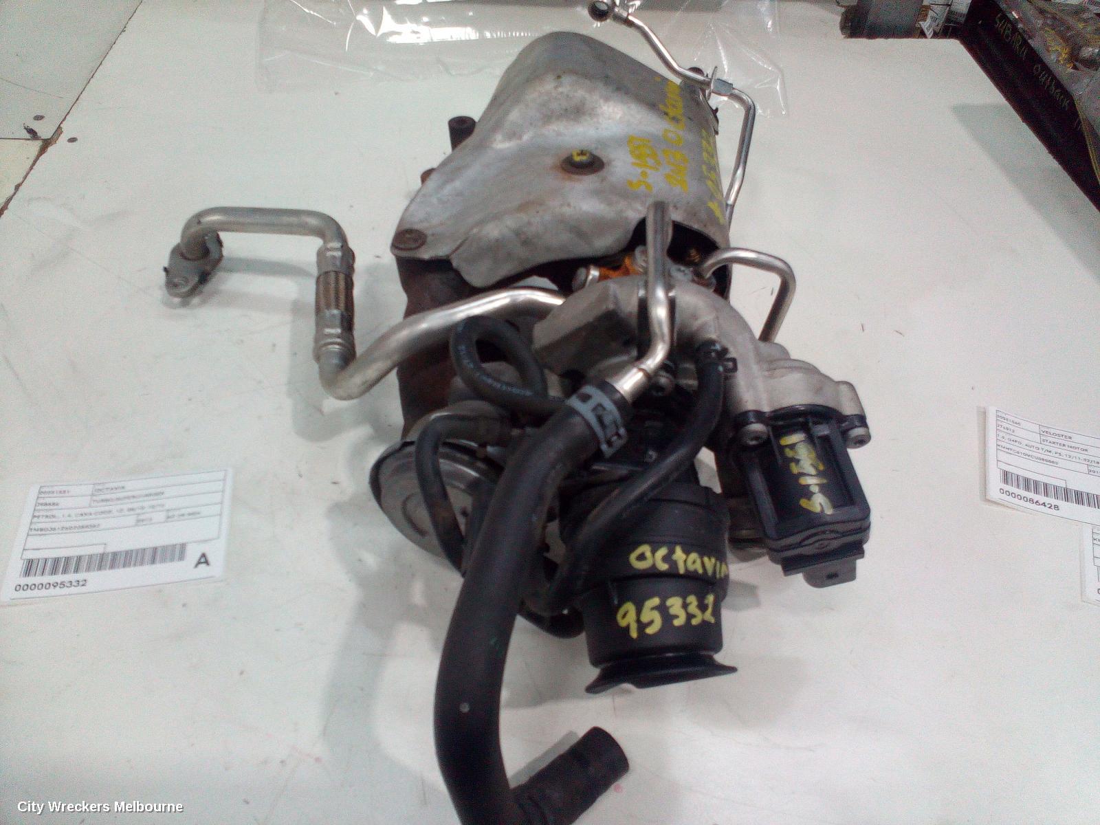 SKODA OCTAVIA TURBO SUPERCHARGER, PETROL, 1.4, CAXA CODE, 1Z, 08/2010 - 10/2013 - Image 1