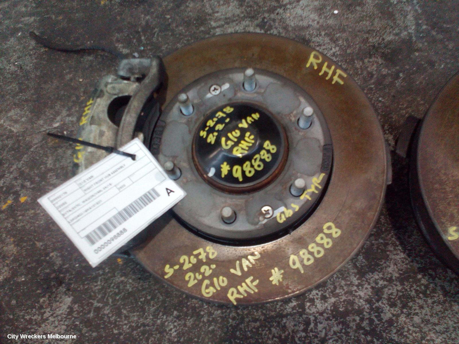 LDV G10 RIGHT FRONT HUB ASSEMBLY, SV7A/SV7C, WAGON/VAN, 04/2015 ONWARDS - Image 2