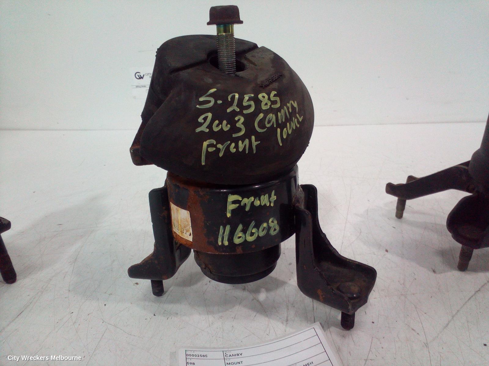 TOYOTA CAMRY MOUNT, ENGINE MOUNT, FRONT, PETROL, 2.4, 2AZ-FE, SK36, 08/2002 - 05/2006 - Image 2