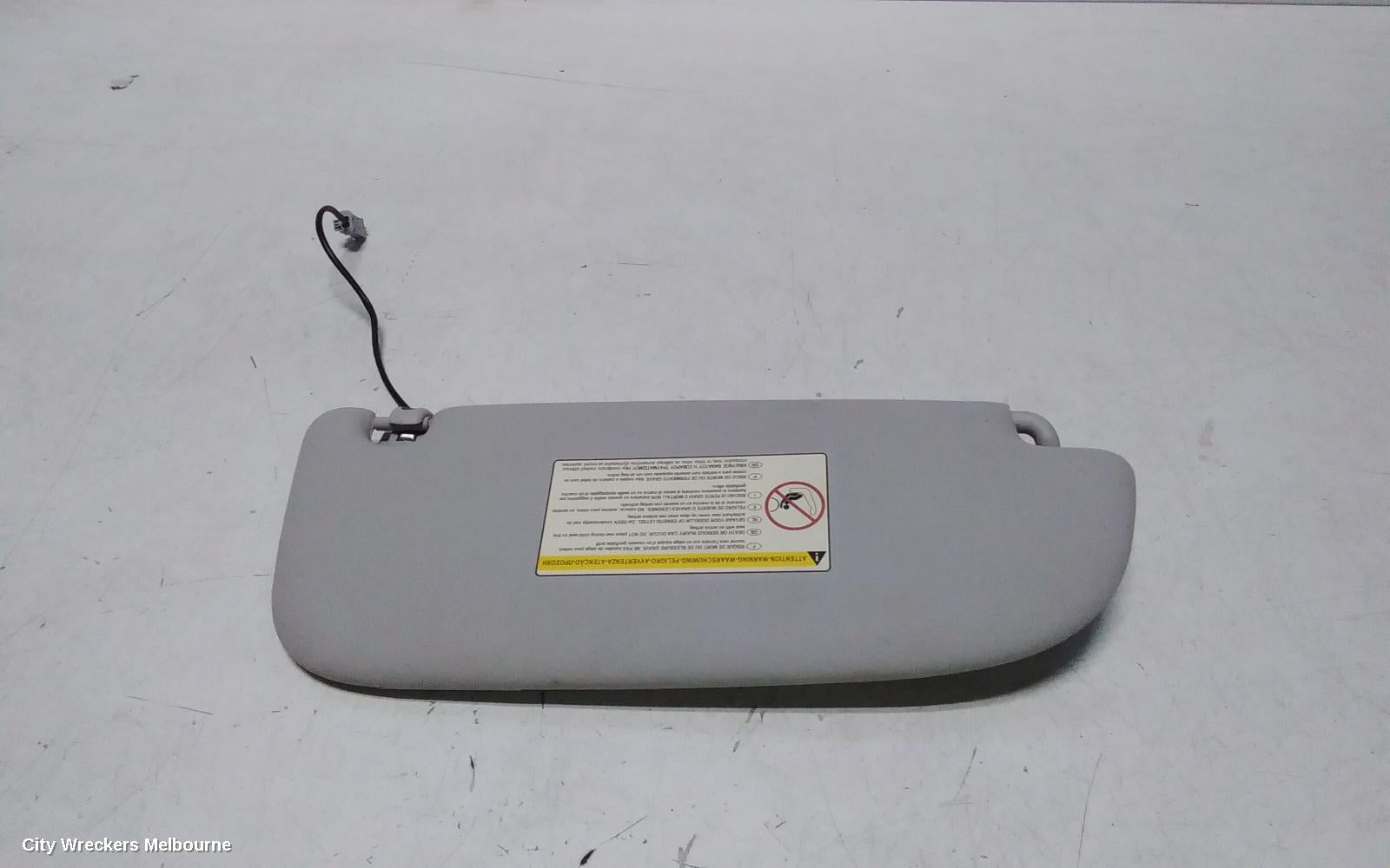 PEUGEOT 308 SUNVISOR, T7, LH SIDE, BLACK, 09/2007 - 01/2014 - Image 3
