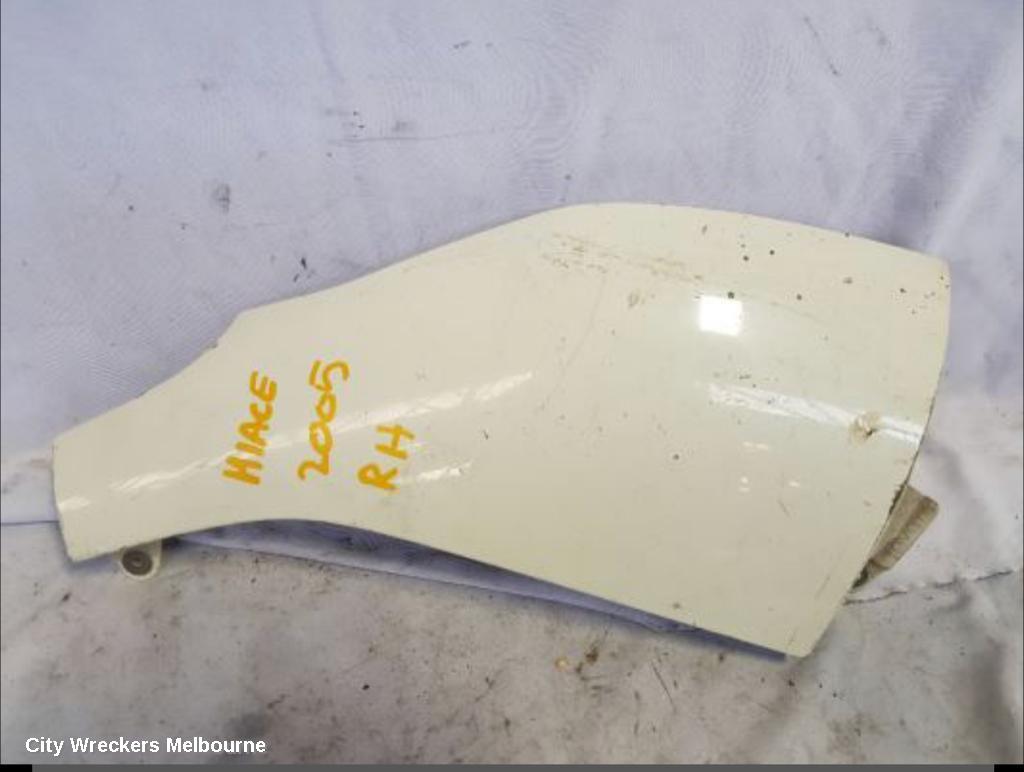 TOYOTA HIACE RIGHT GUARD, TRH/KDH, CORNER PANEL, 03/2005 - 04/2019 - Image 1