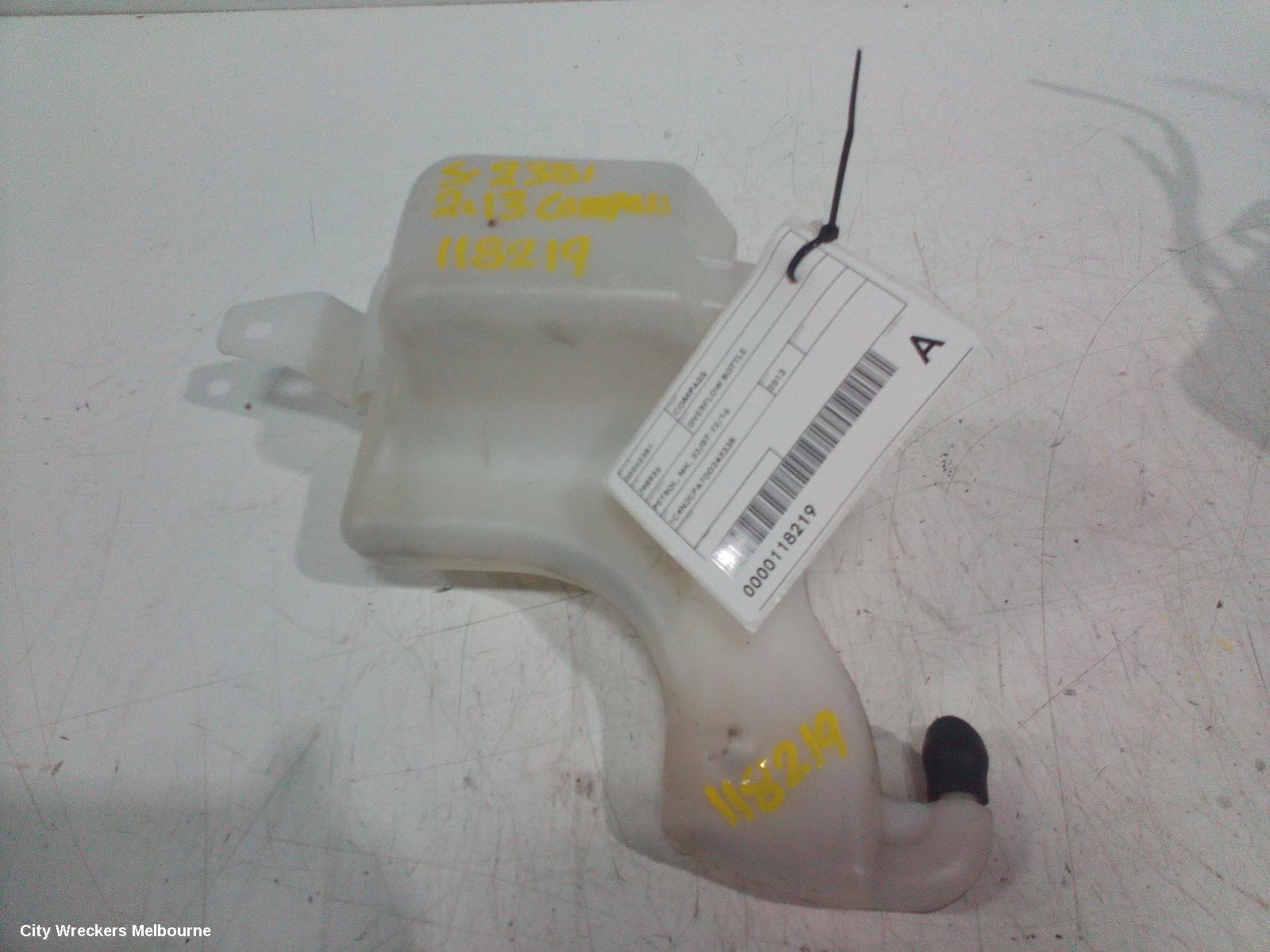 JEEP COMPASS OVERFLOW BOTTLE, PETROL, MK, 03/2007 - 12/2016 - Image 1