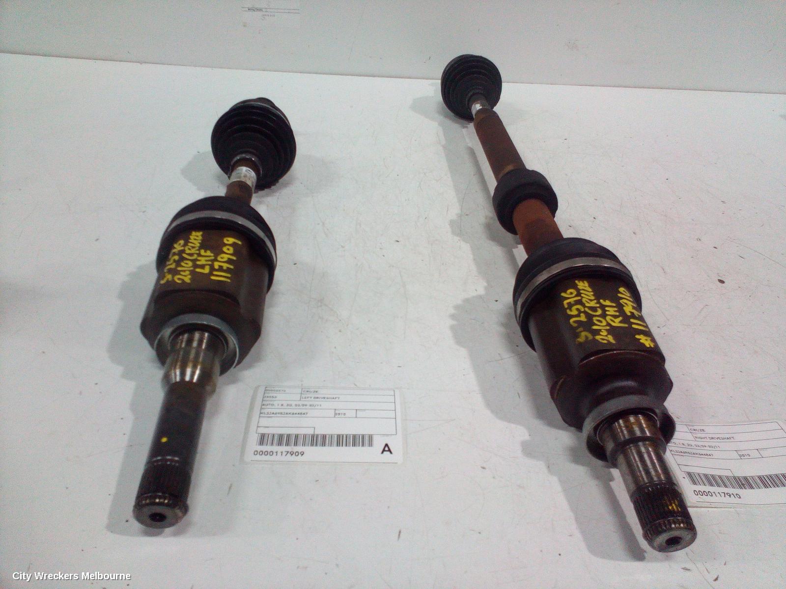 HOLDEN CRUZE RIGHT DRIVESHAFT, AUTO, 1.8, JG, 03/2009 - 02/2011 - Image 3