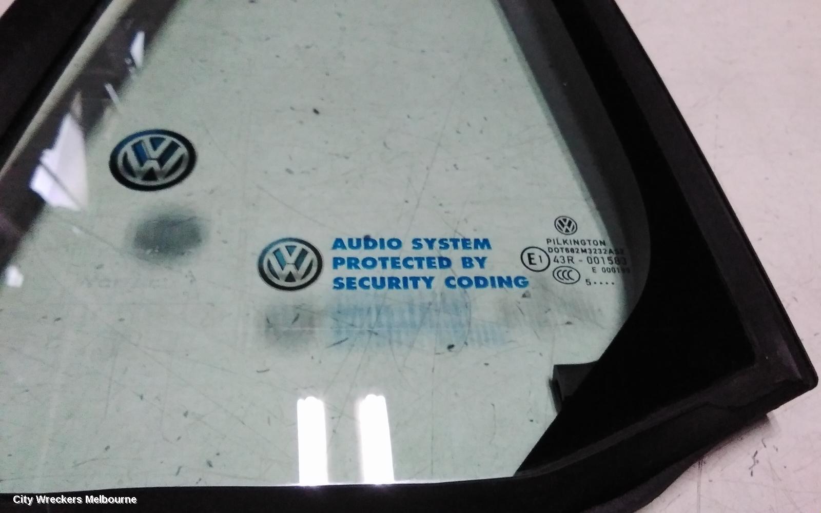 VOLKSWAGEN GOLF LEFT REAR 1/4 DOOR GLASS, GEN 7, WAGON, TINTED, 11/2012 - 08/2020 - Image 3