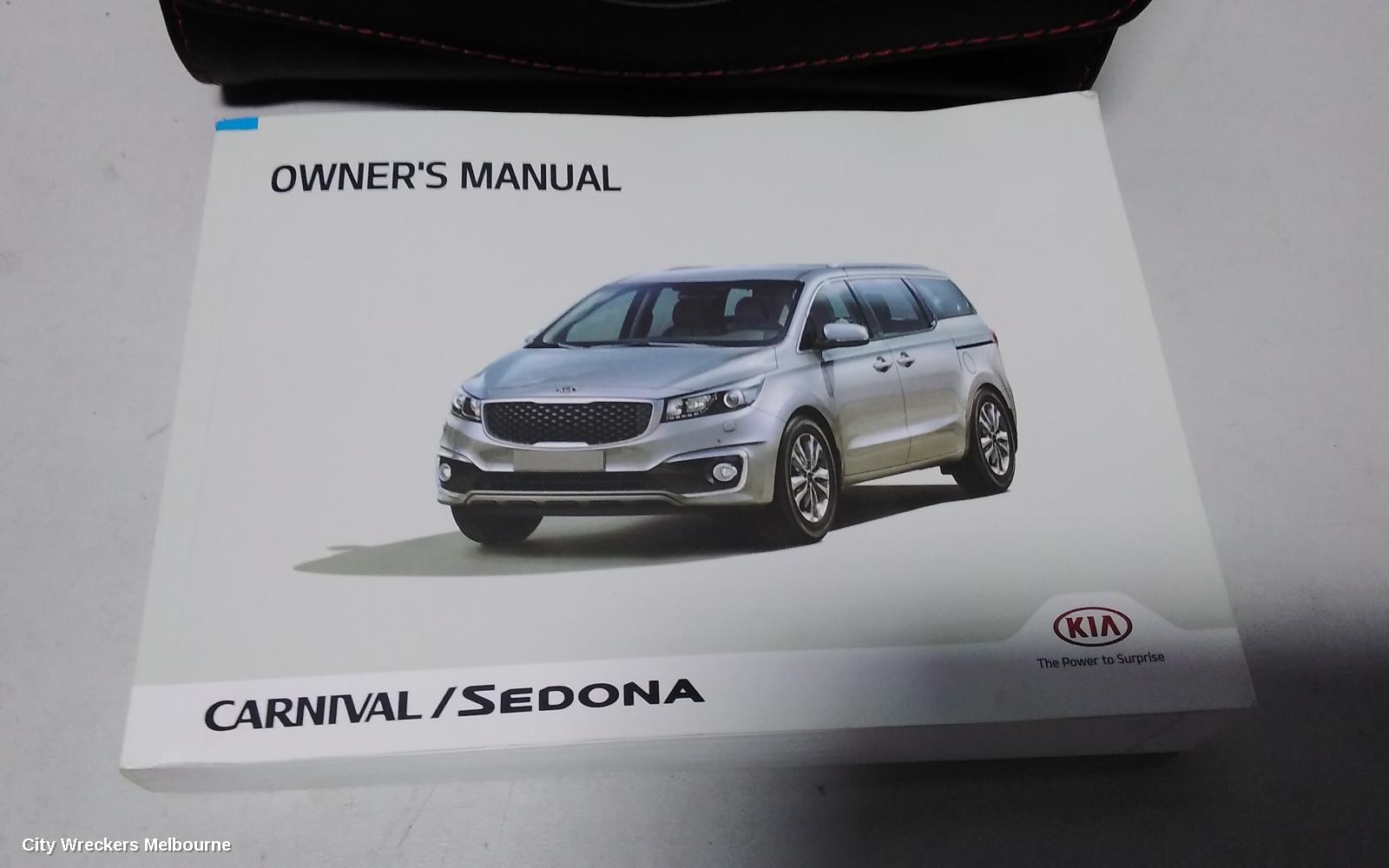 KIA CARNIVAL/GRAND CARNIVAL OWNERS HANDBOOK, YP, 01/2015 - 10/2020 - Image 2