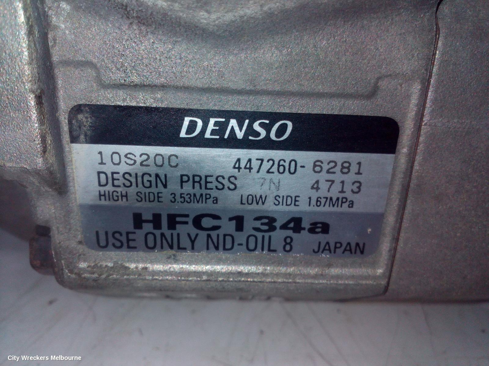MAZDA CX9 A/C COMPRESSOR, TB, 12/2007 - 12/2015 - Image 3