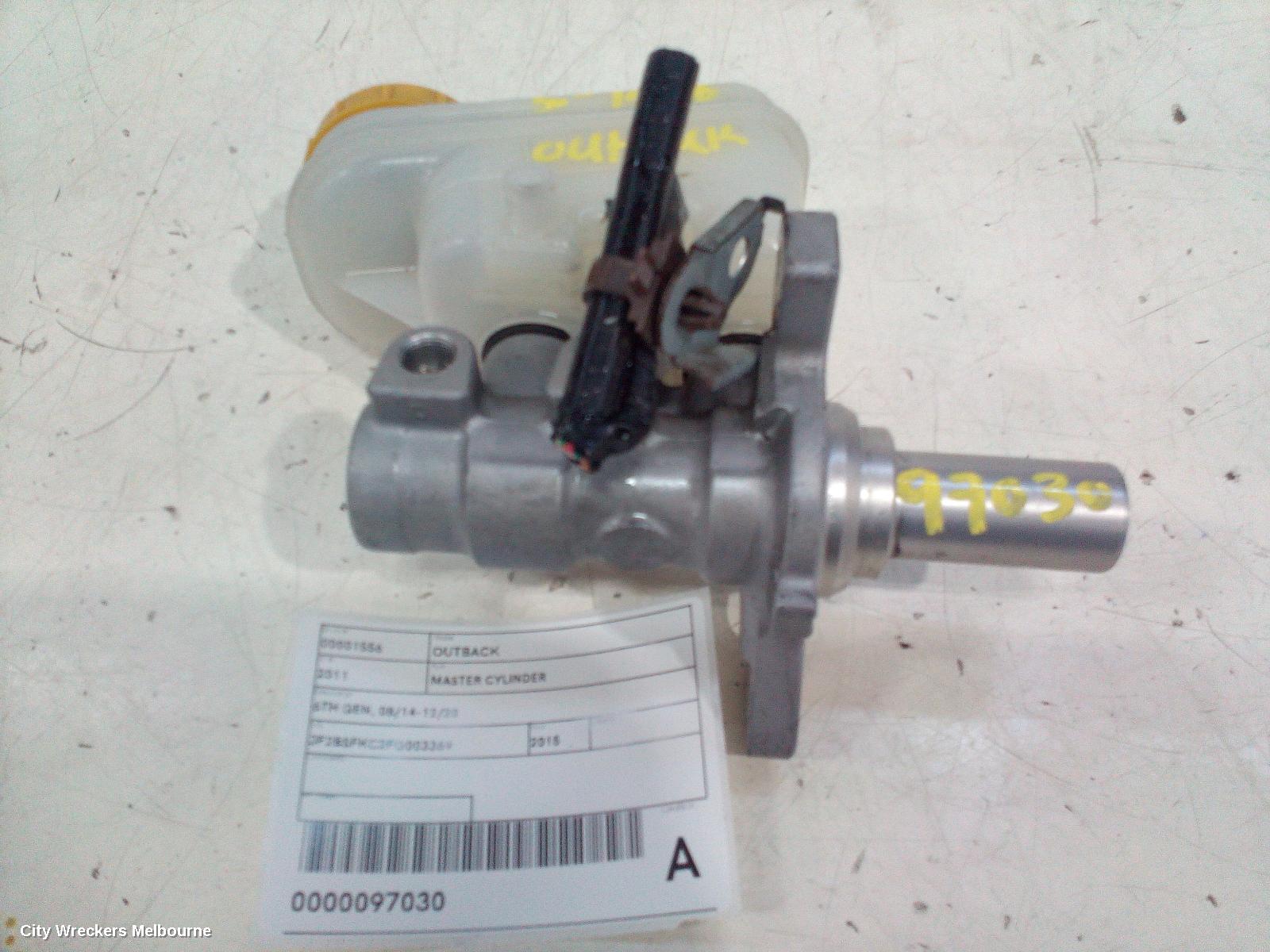 SUBARU OUTBACK MASTER CYLINDER, 6TH GEN, 08/2014 - 12/2020 - Image 1