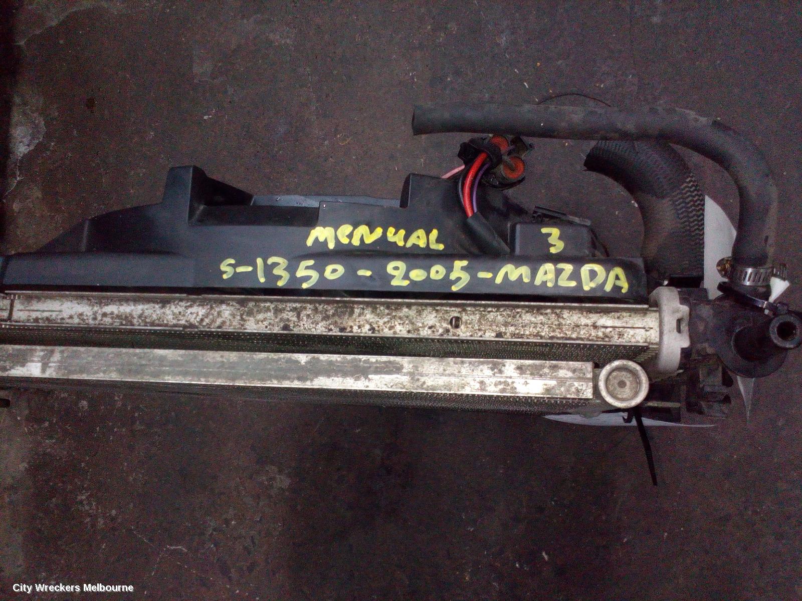 MAZDA 3 RADIATOR, MANUAL, PETROL, BK, 10/2003 - 04/2009 - Image 3
