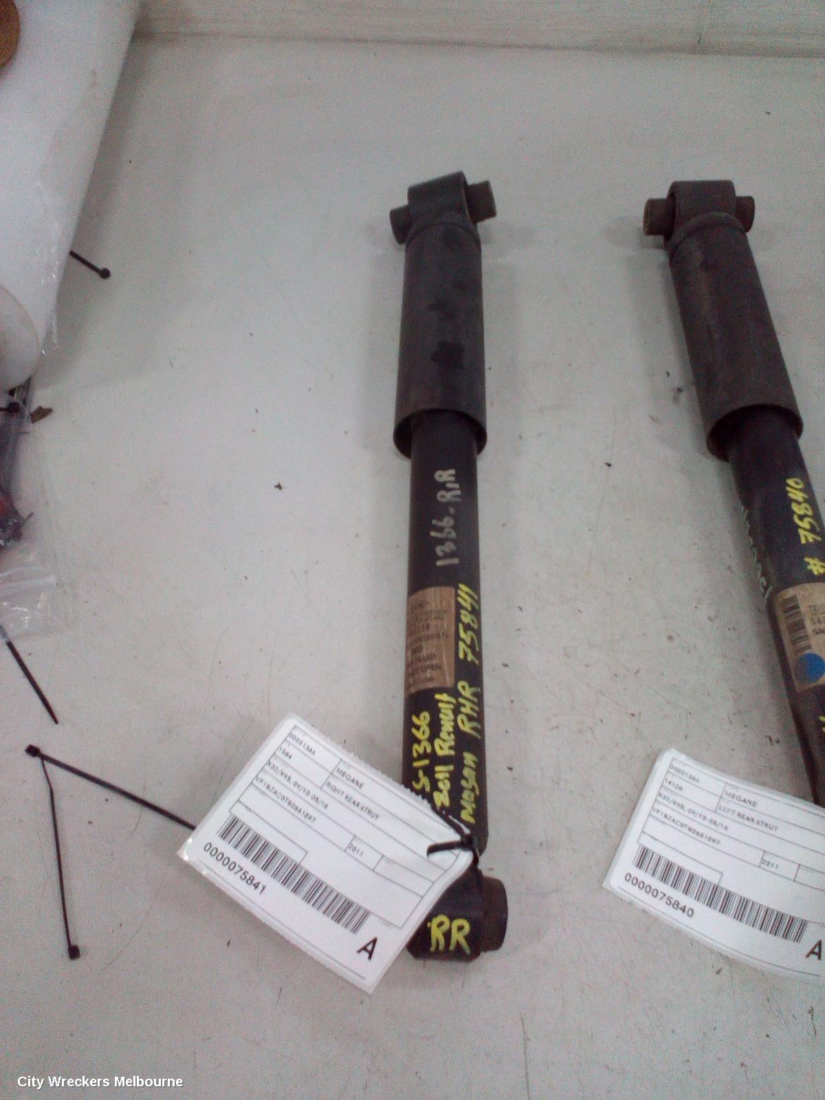 RENAULT MEGANE RIGHT REAR STRUT, X32/X95, 09/2010 - 05/2016 - Image 2