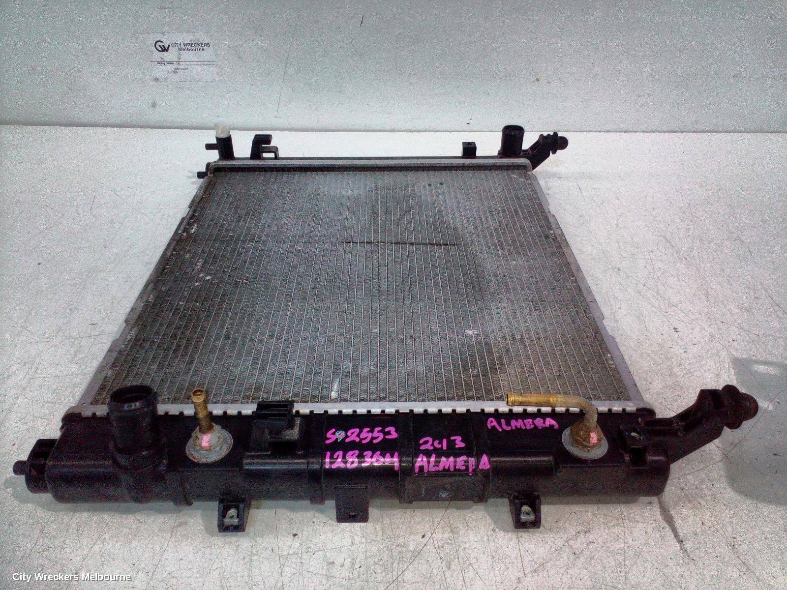 NISSAN ALMERA RADIATOR, AUTO, 1.5, PETROL, HR15, N17, 06/2012 - 07/2014 - Image 2