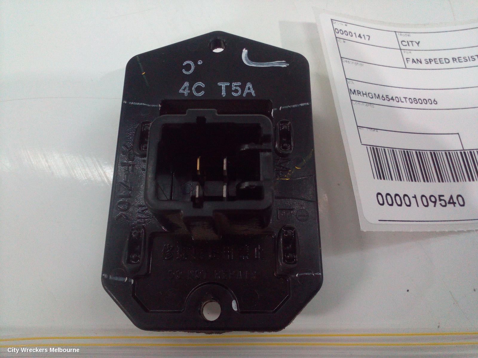 HONDA CITY FAN SPEED RESISTOR - Image 3