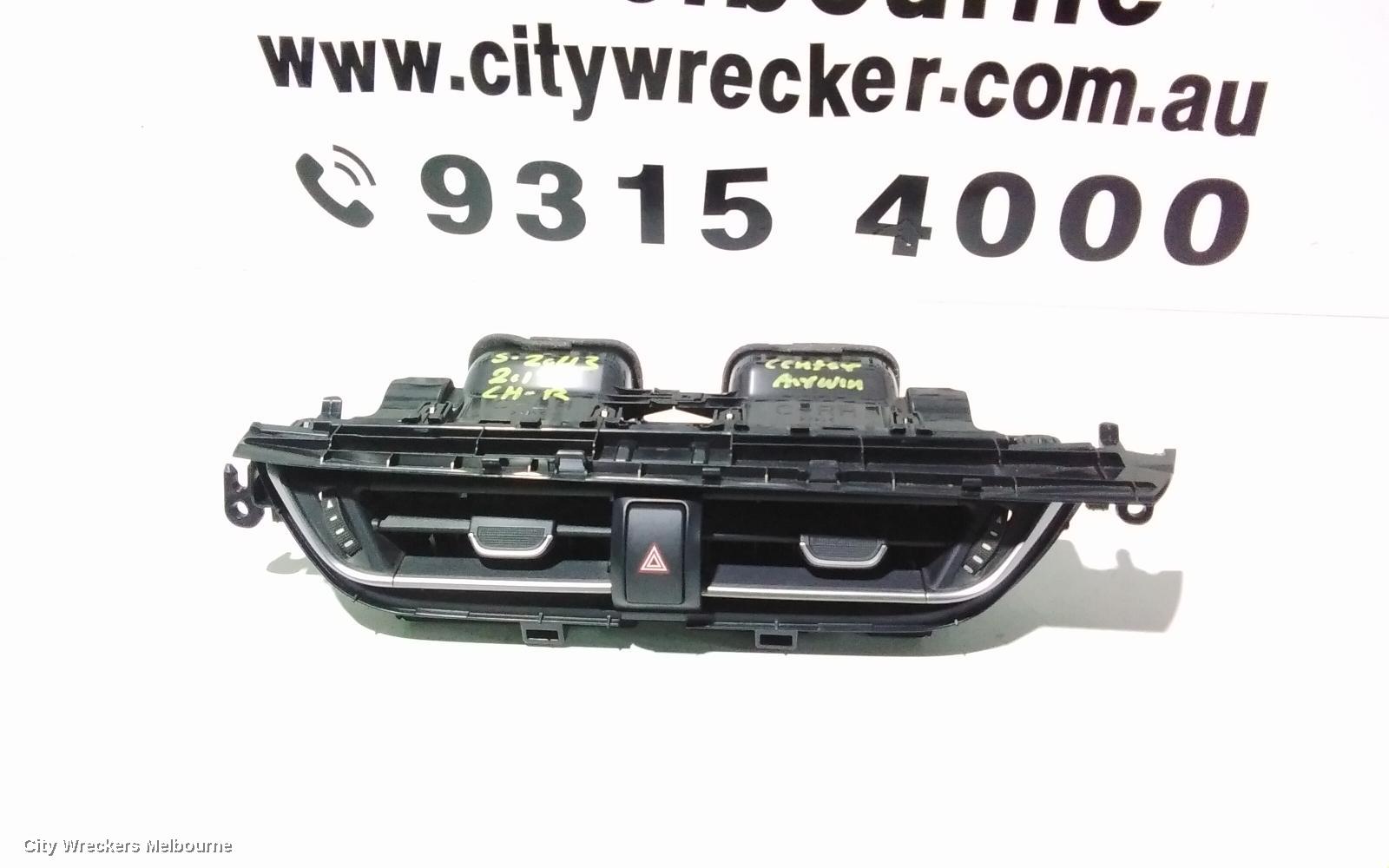 TOYOTA C-HR, GEN 1, 12/2016 - 09/2023, CENTRE AIRVENT: 104226 - Image 2