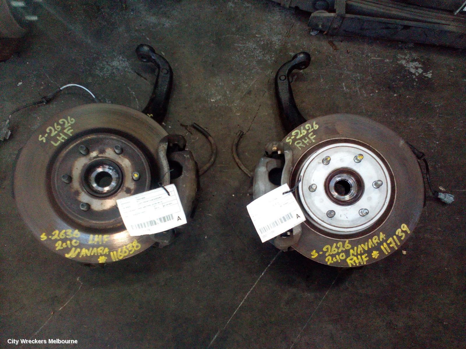 NISSAN NAVARA LEFT FRONT HUB ASSEMBLY, D40 (VIN MNT), 4WD, ABS TYPE, 09/2005 - 08/2015 - Image 3