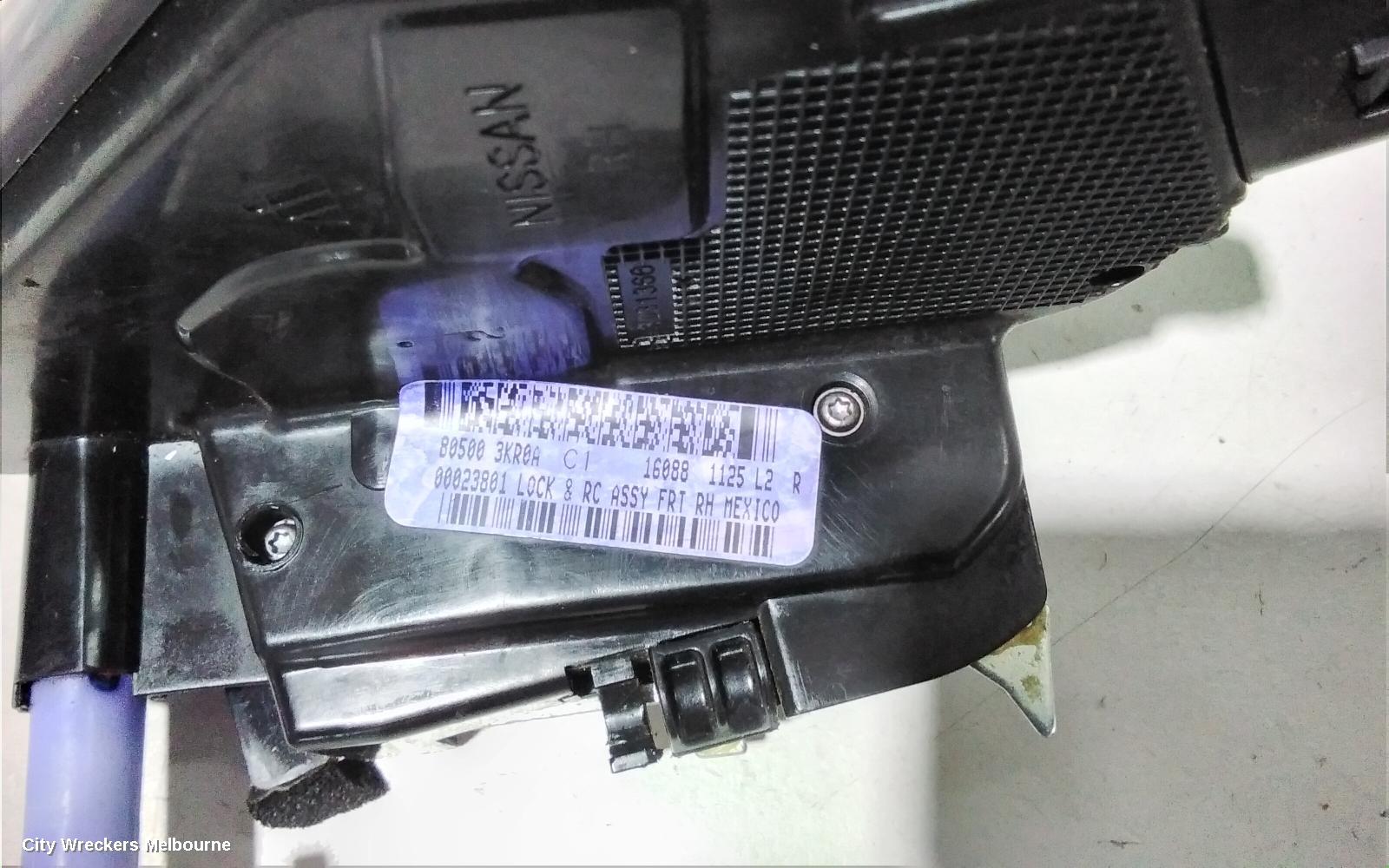 NISSAN PATHFINDER DOOR/BOOT/GATE LOCK, RIGHT FRONT DOOR LOCK, R52, 10/2013 - 04/2021 - Image 2