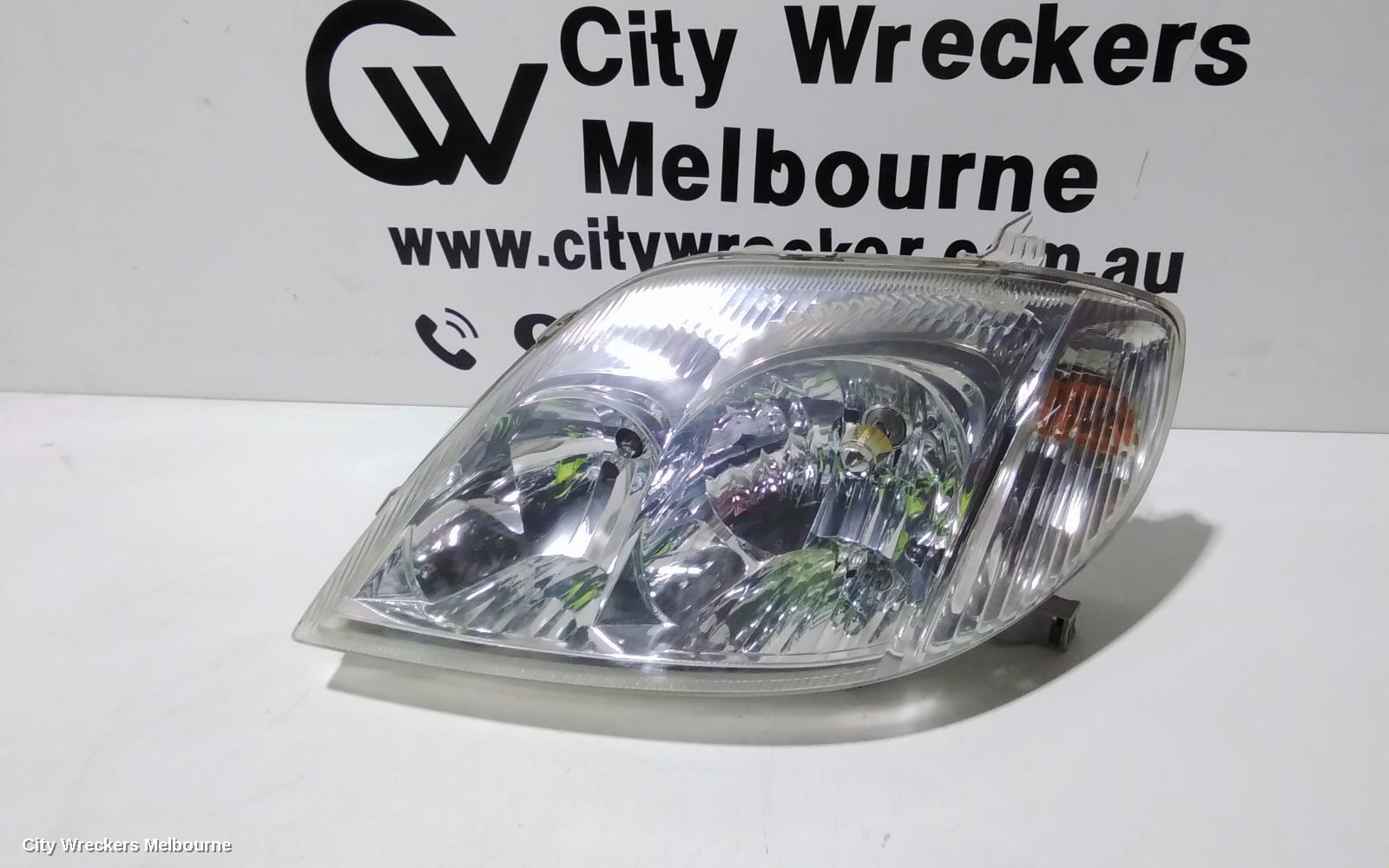 TOYOTA COROLLA LEFT HEADLAMP, ZZE122 (JAPAN-VIN JTD), KOITO LENS# 12-481, 12/2001 - 04/2004 - Image 2