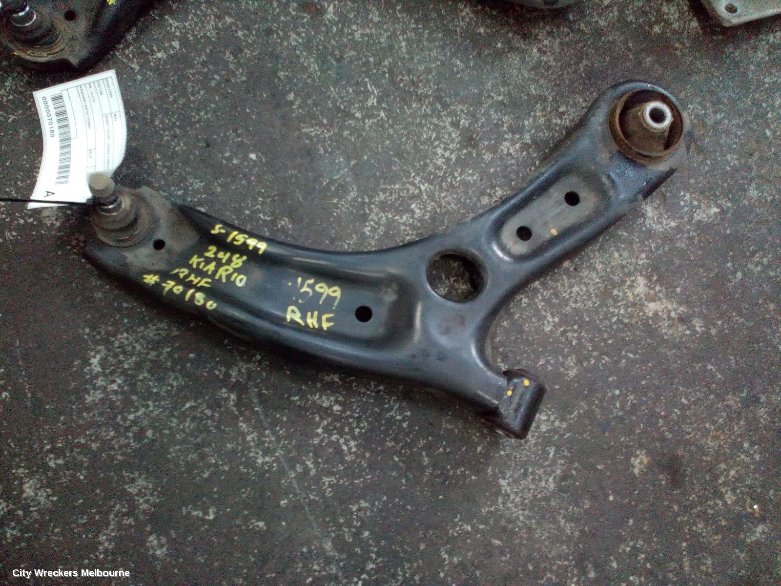 KIA RIO RIGHT FRONT LOWER CONTROL ARM, YB, 12/2016 - 06/2023 - Image 1