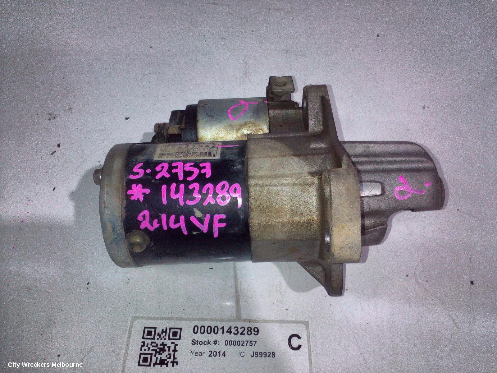 HOLDEN COMMODORE STARTER, 3.6, LFX/LWR, VF, 05/2013 - 12/2017 - Image 1