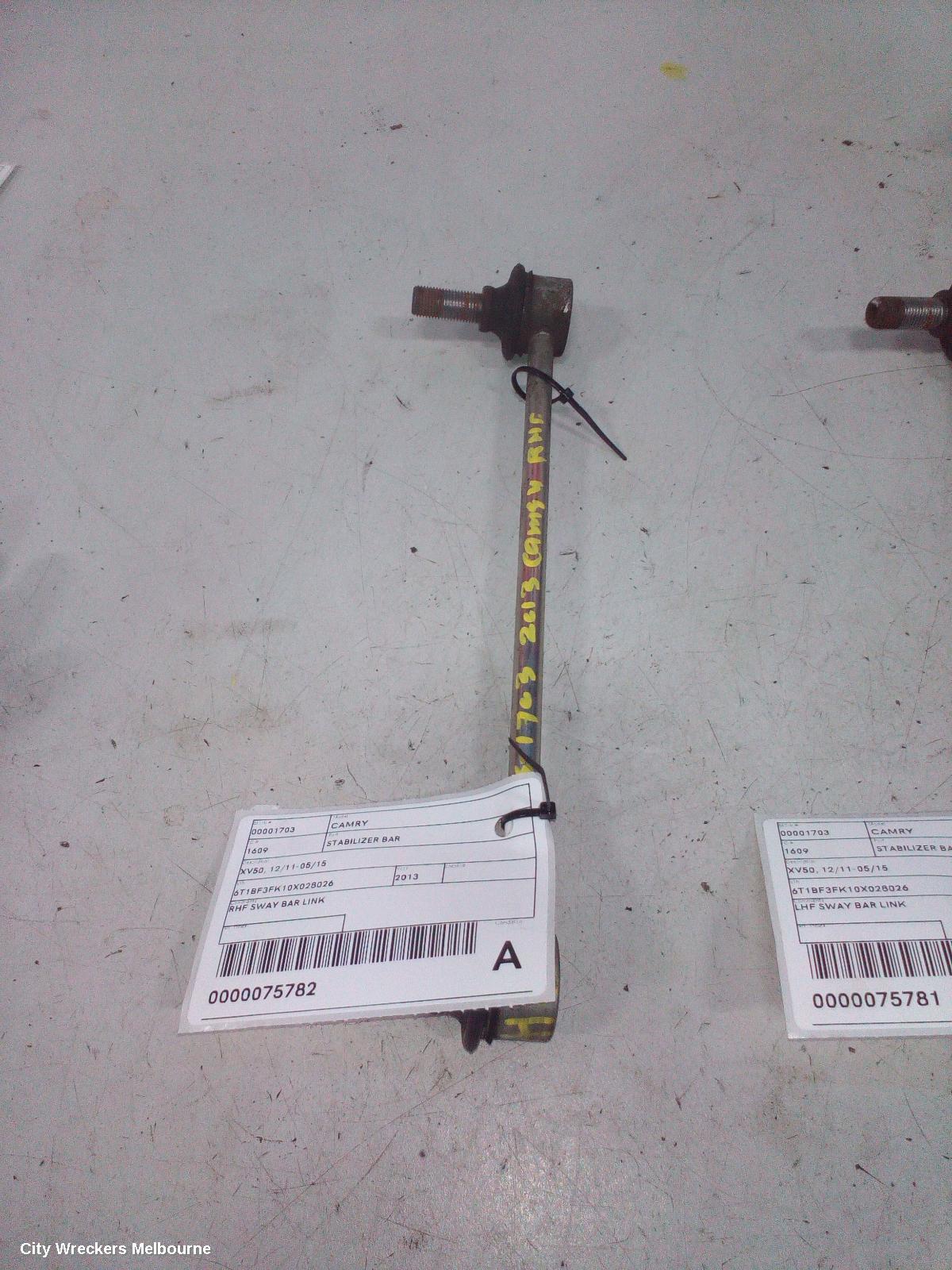 TOYOTA CAMRY STABILISER BAR, XV50, 12/2011 - 05/2015 - Image 1