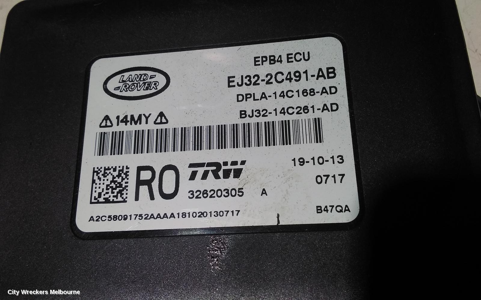 LAND ROVER RANGEROVER EVOQUE, L538, 11/2011 - 01/2019, EJ32-2C491-AB  BRAKE ASSIST MODULE UNIT EJ32-2C491-AB: 104677 - Image 3