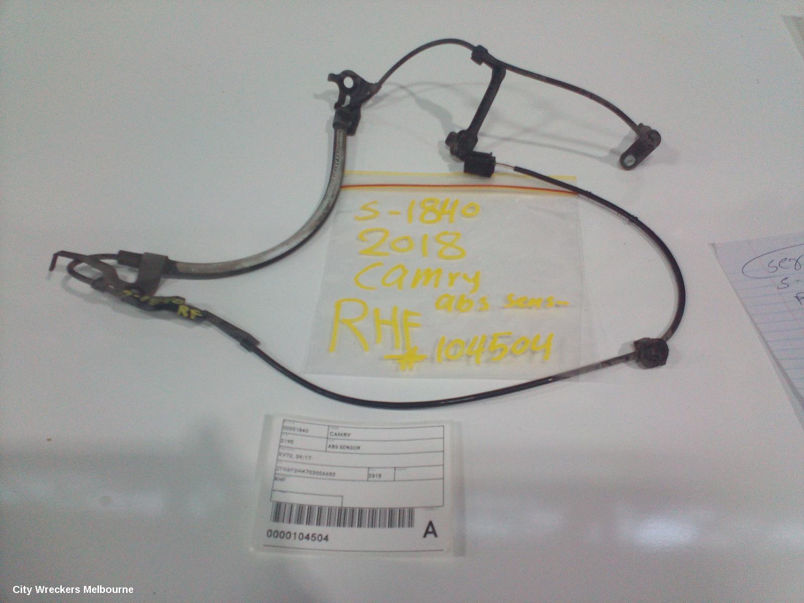 TOYOTA CAMRY ABS SENSOR, RH FRONT, XV70, 2AR-FE, 09/2017 - 01/2021 - Image 2